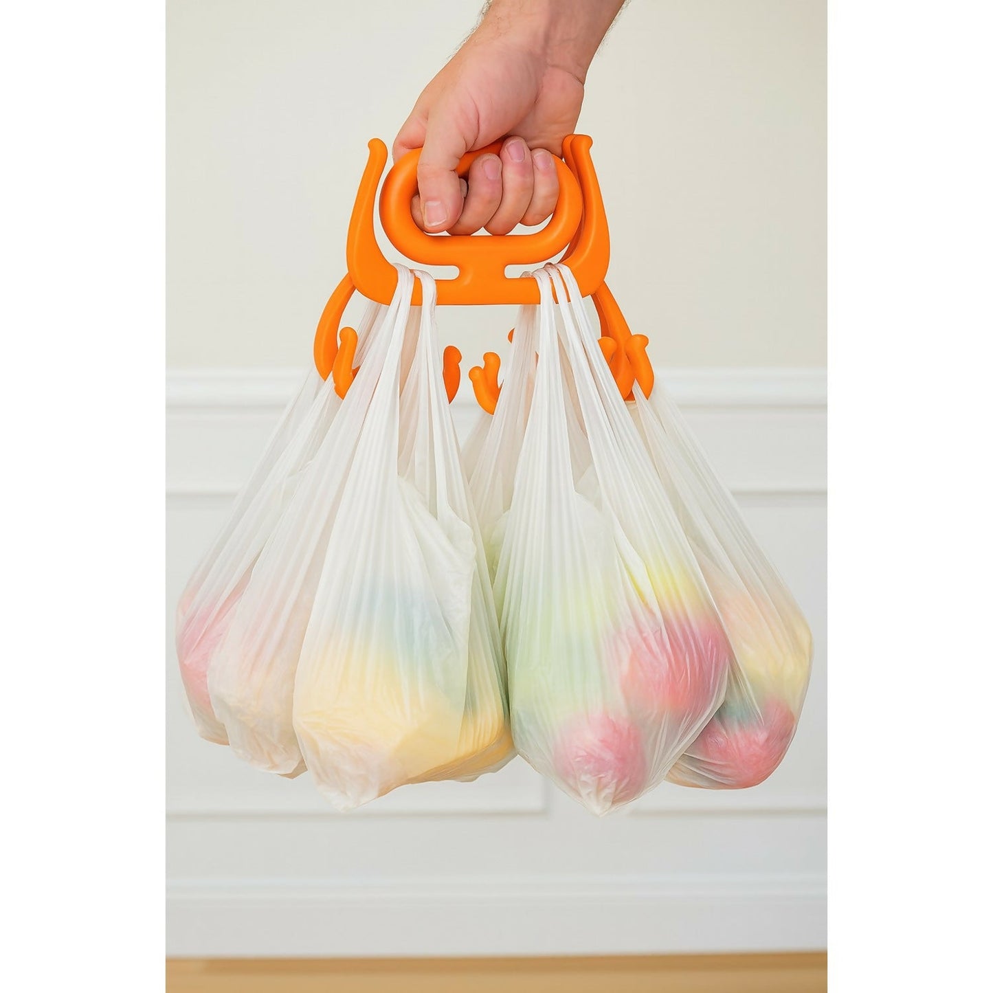 Set of 2 Heavy-Duty Grocery Bag Carrier Handles