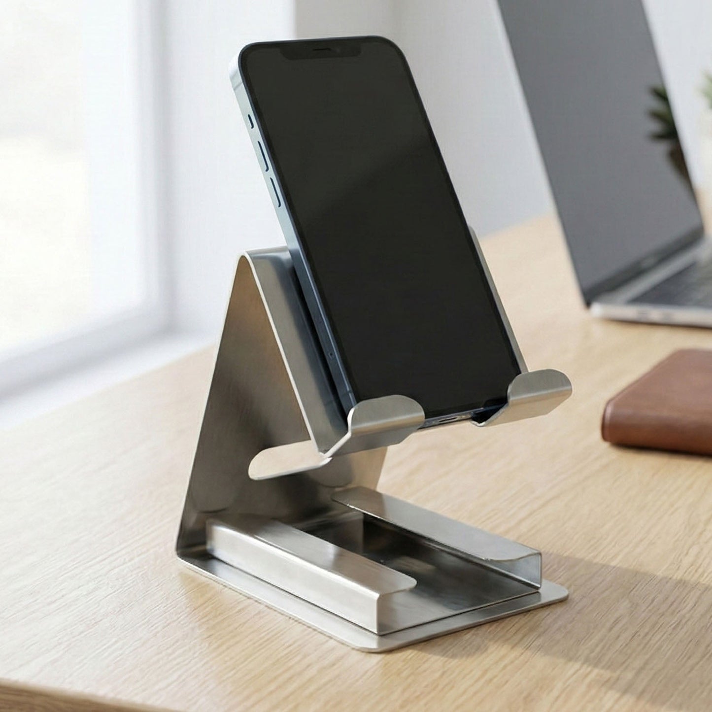 Premium Big Desktop Mobile Phone Stand Holder for Smartphones (1 Pc)