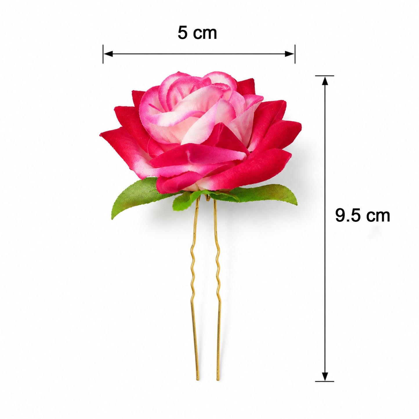 Colourful Flowing Flower Hair Pin (12 Pcs Set / Mix Color), Hair accessories