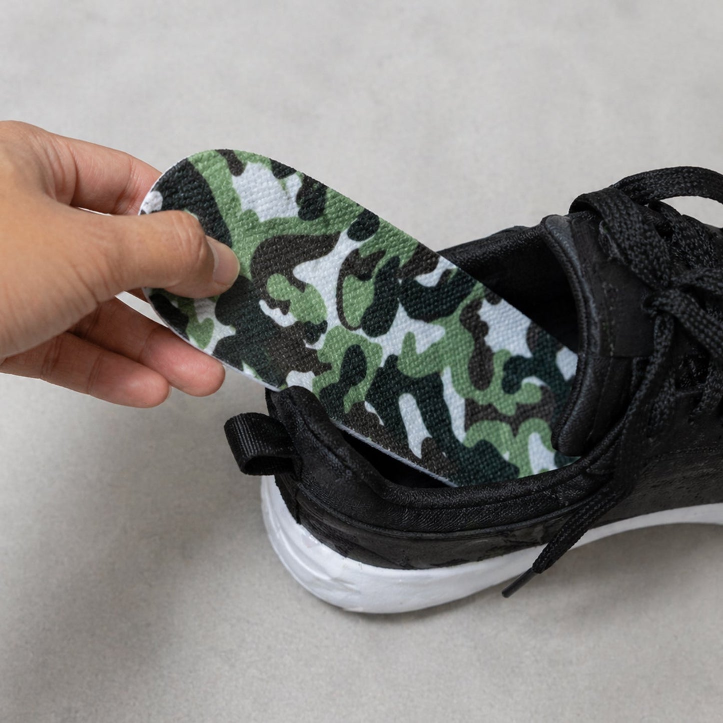 Camouflage Comfort Shoe Insoles Soft Cushion (1 Pair, 35 To 38 Size)