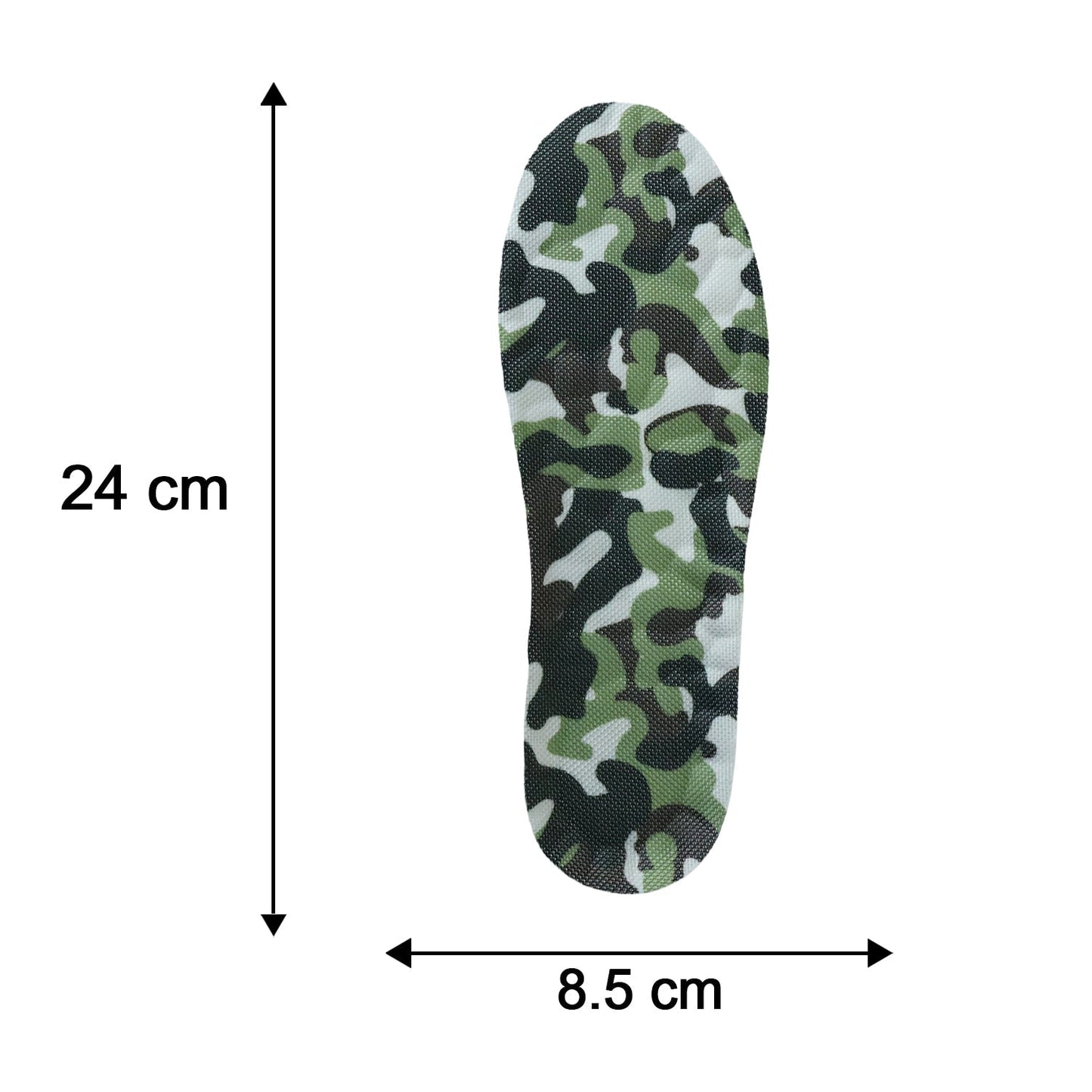 Camouflage Comfort Shoe Insoles Soft Cushion (1 Pair, 35 To 38 Size)