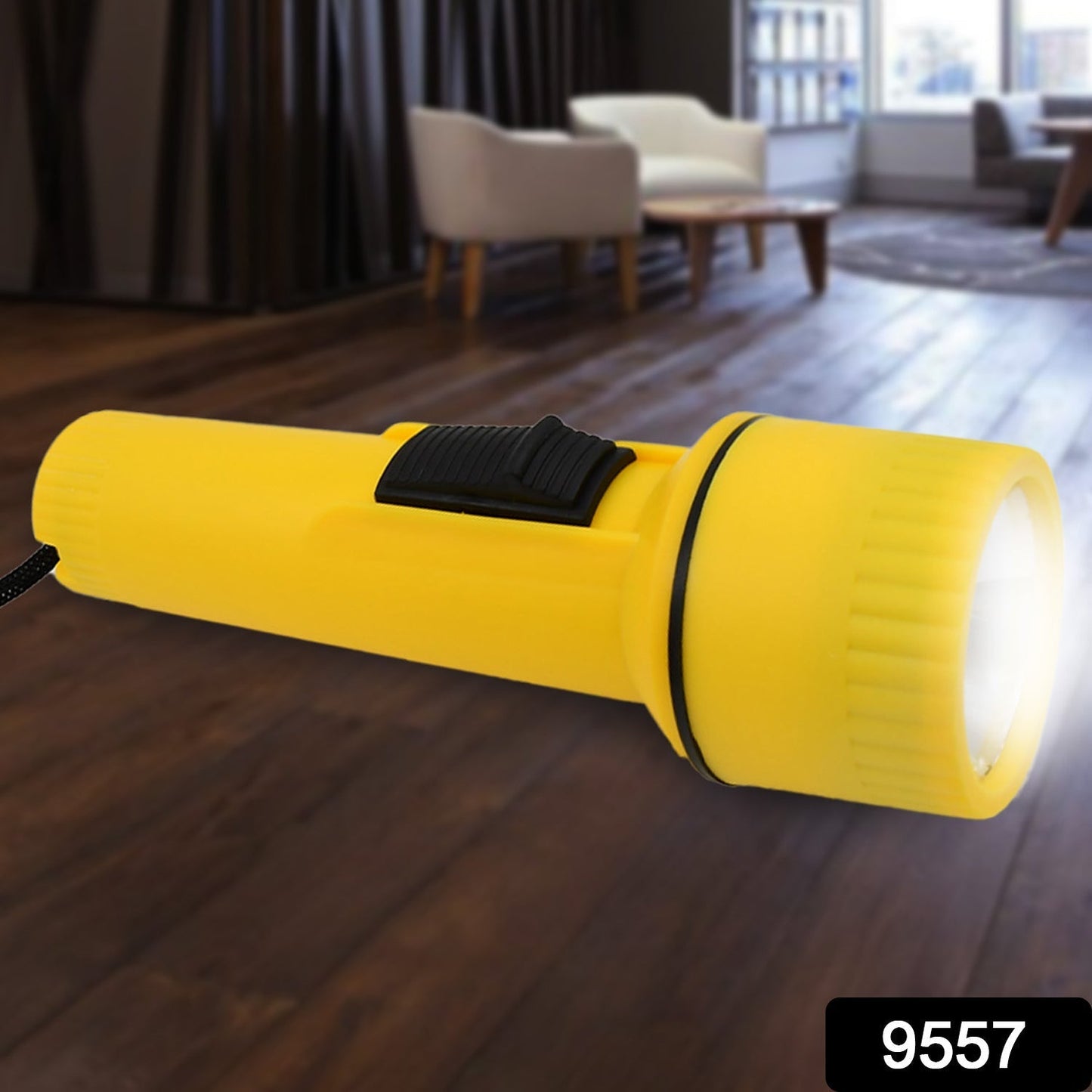 Big LED Flashlights / Torch Light, Battery operated (1 Pc / Battery not included)