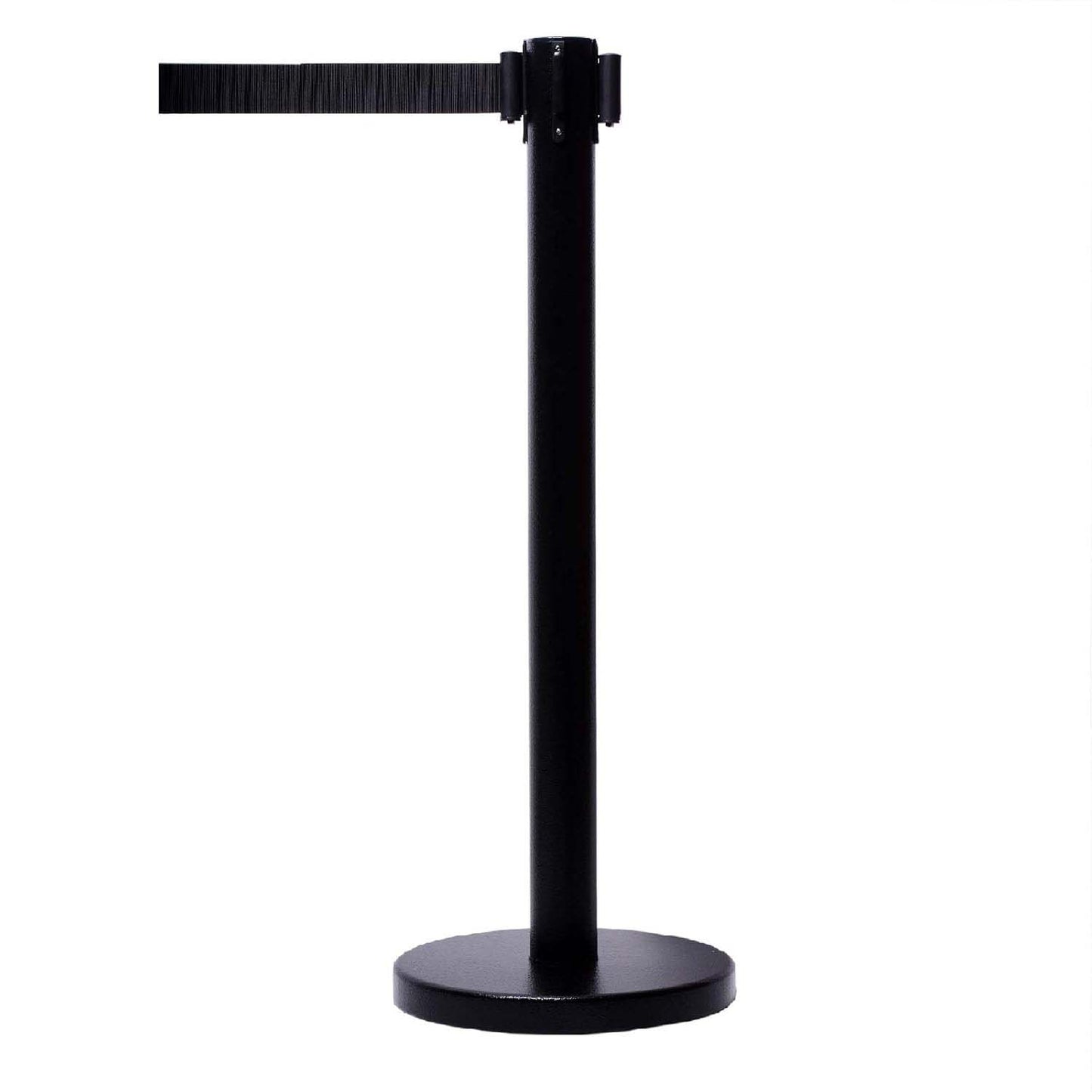 Heavy Duty Retractable Belt Crowd Control Pole with Sturdy Base – 1 Pc