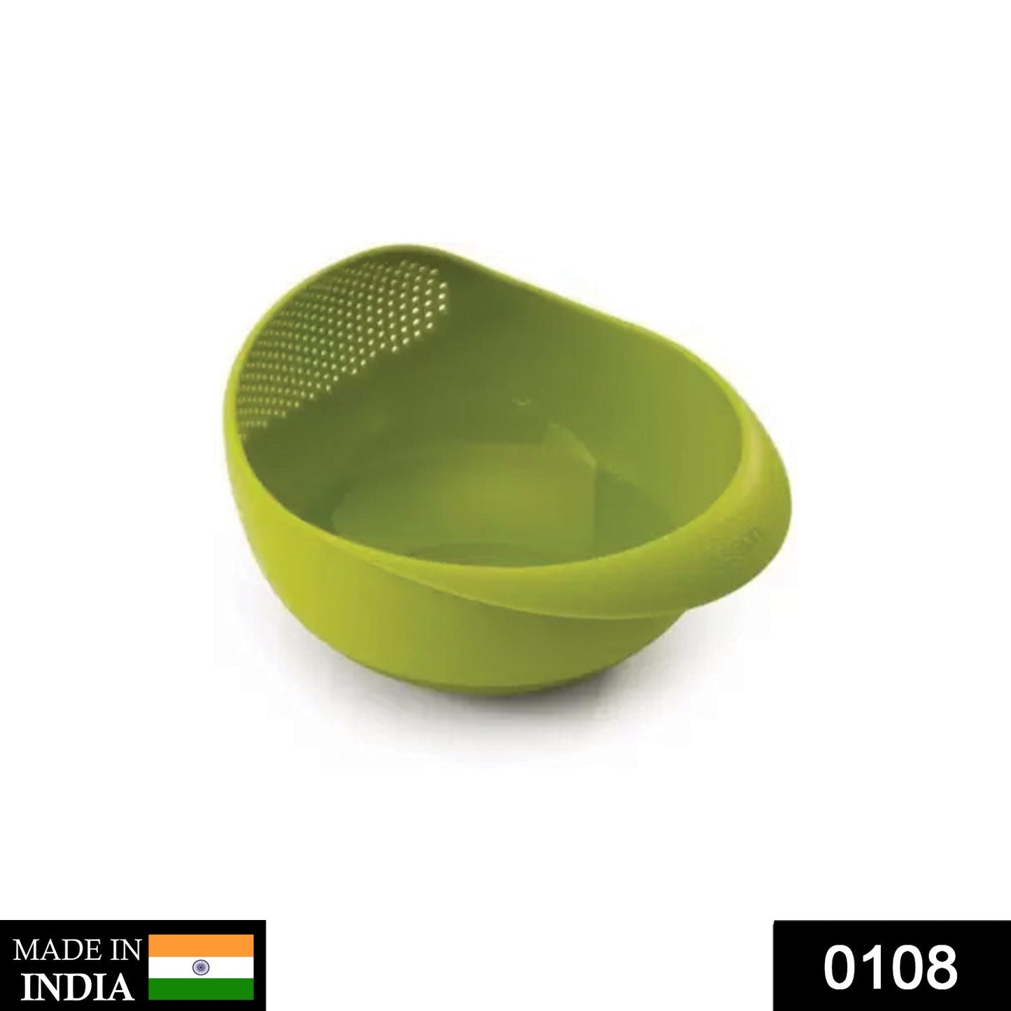 Kitchen Plastic big Rice Bowl Strainer Perfect Size for Storing and Straining