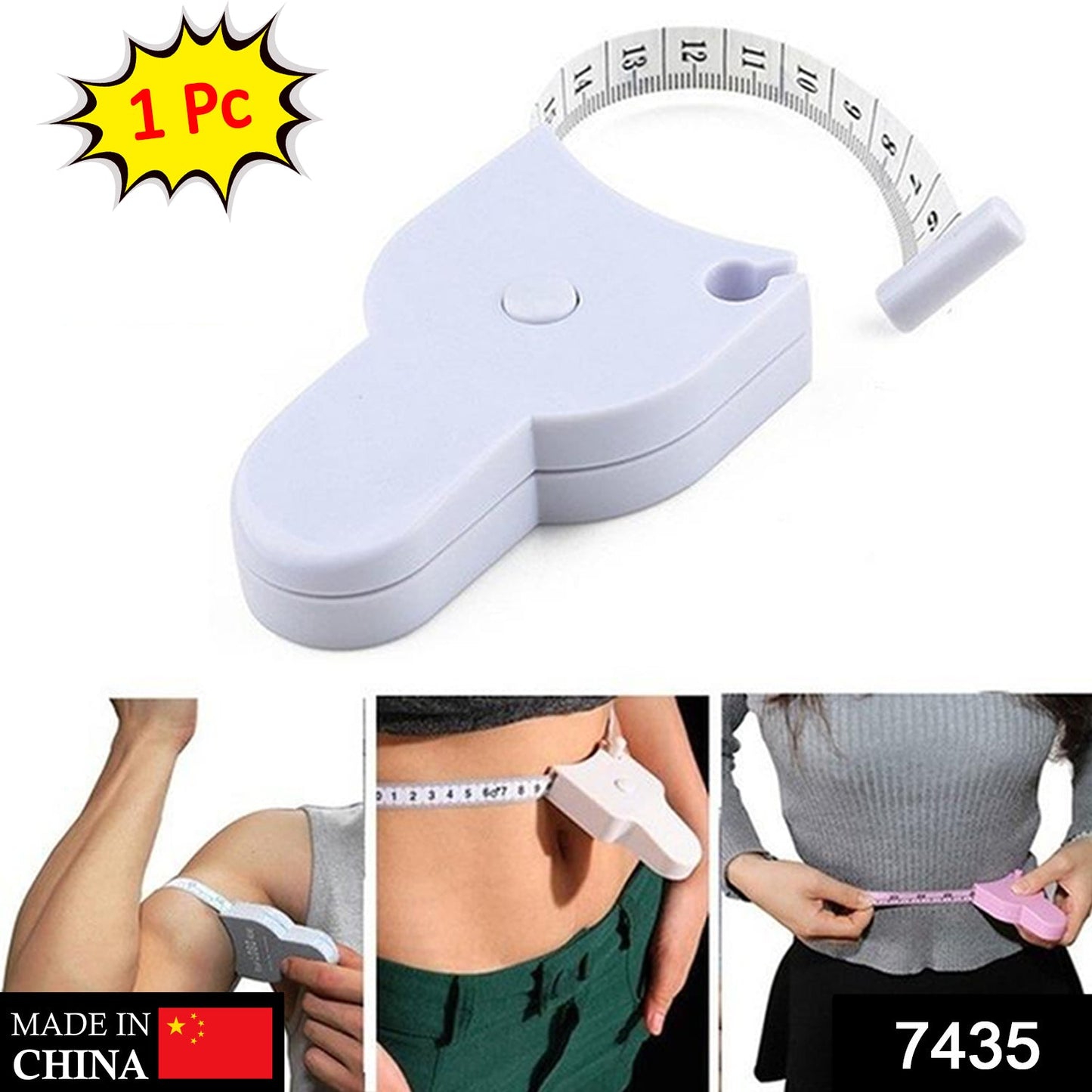 Fitness Measuring Tape For Measuring Lengths, Breadths And Heights For Body And Some Other Things Etc.