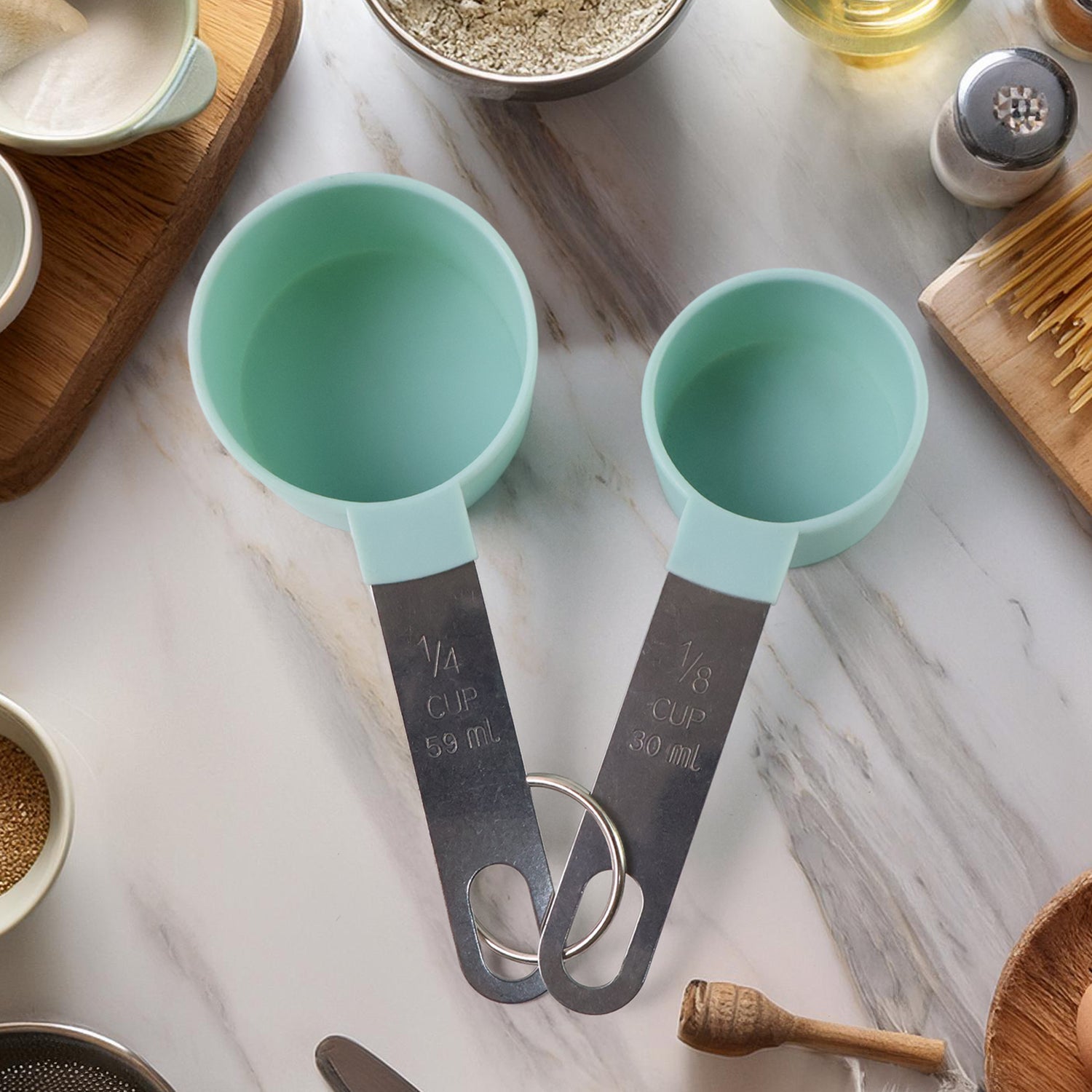 Measuring Cups Set 1/4 Cup (59 ml) & 1/8 Cup (30 ml) (2 Pc)