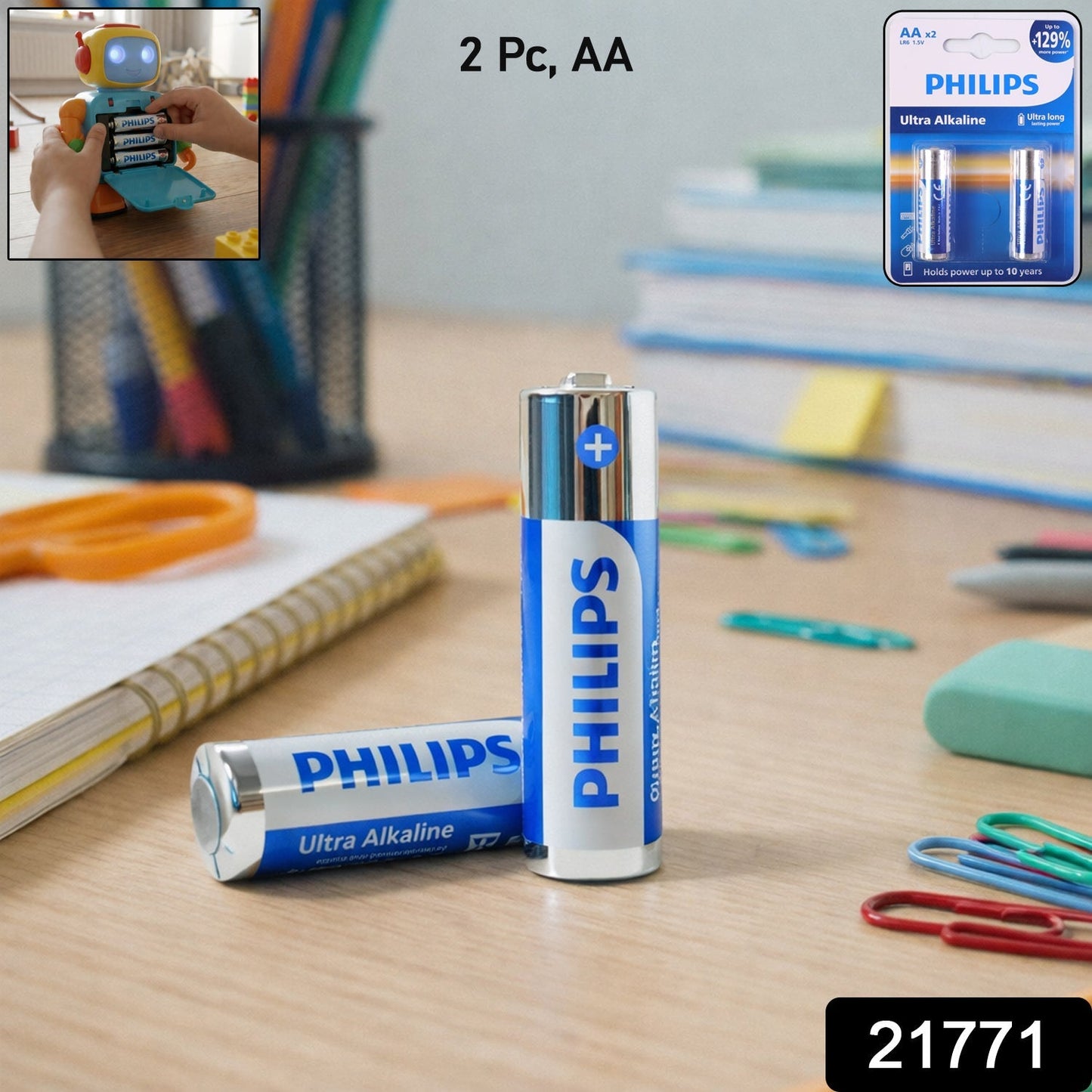 AA Ultra Alkaline Batteries 2 Piece Set