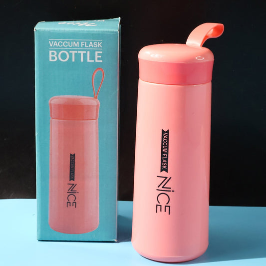 Plastic water Bottle - (Pink Color / 1 Pc / 400ML)