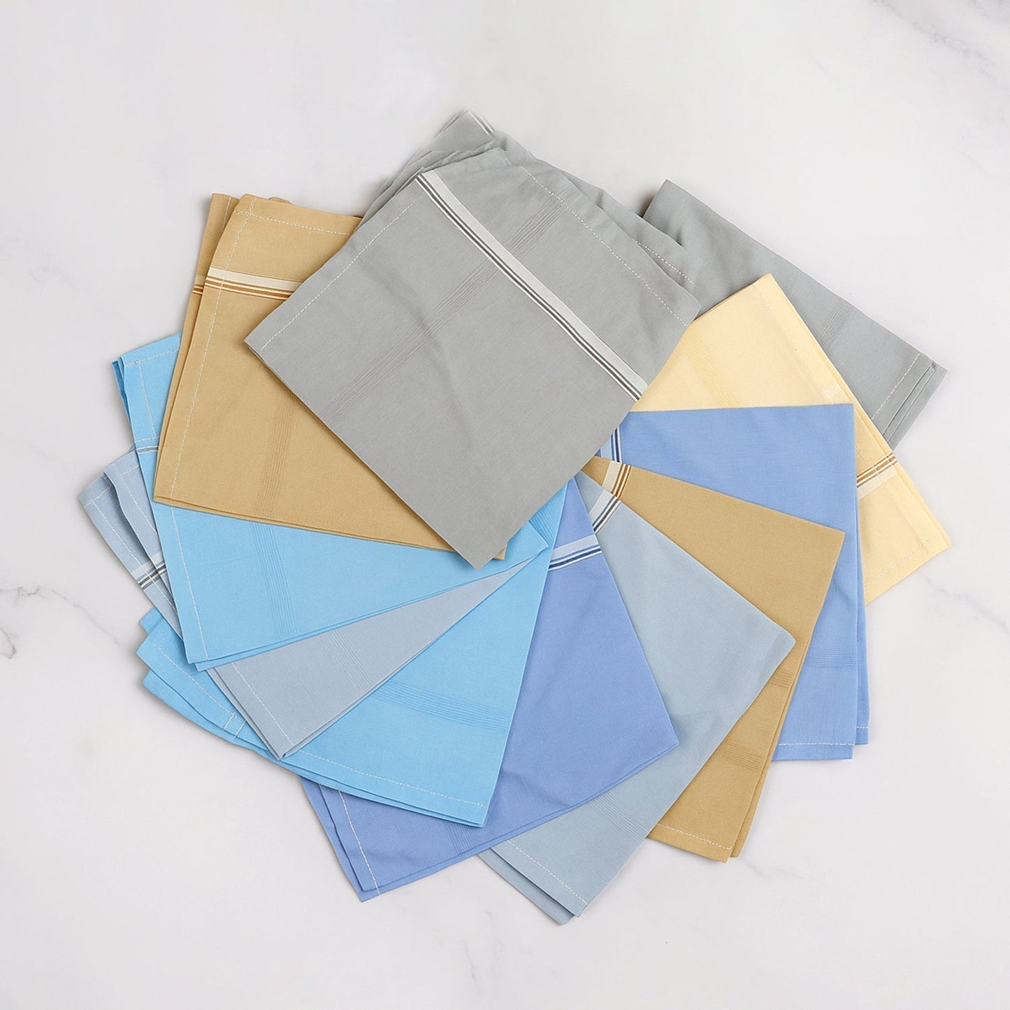 Premium Quality Soft Cotton Menâ€™s Handkerchief (40x40 cm / 1 Pc)