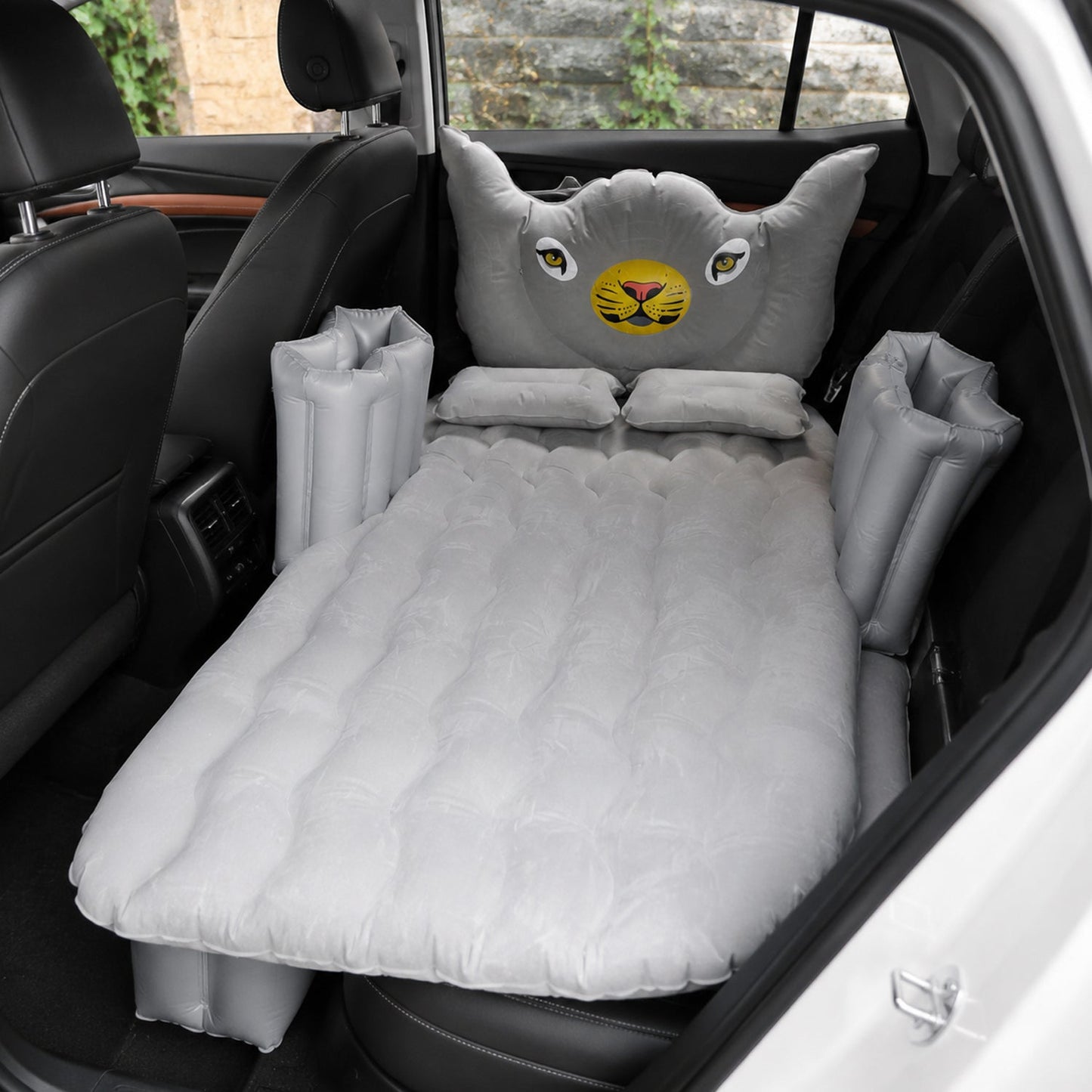 Car Air Mattress Bed Set – Inflatable Travel Bed with Pillow, Cushions & Air Pump