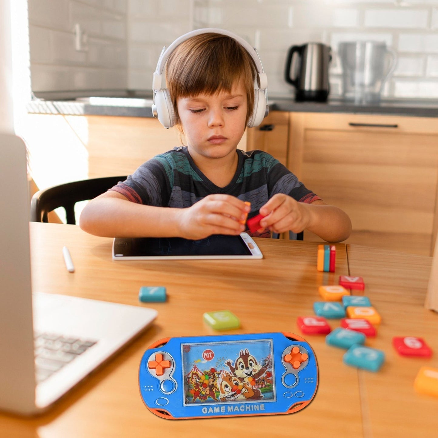 Children Handheld Water Games Toy Squeeze Game Machine Educational Toy For Kids Fun Toy