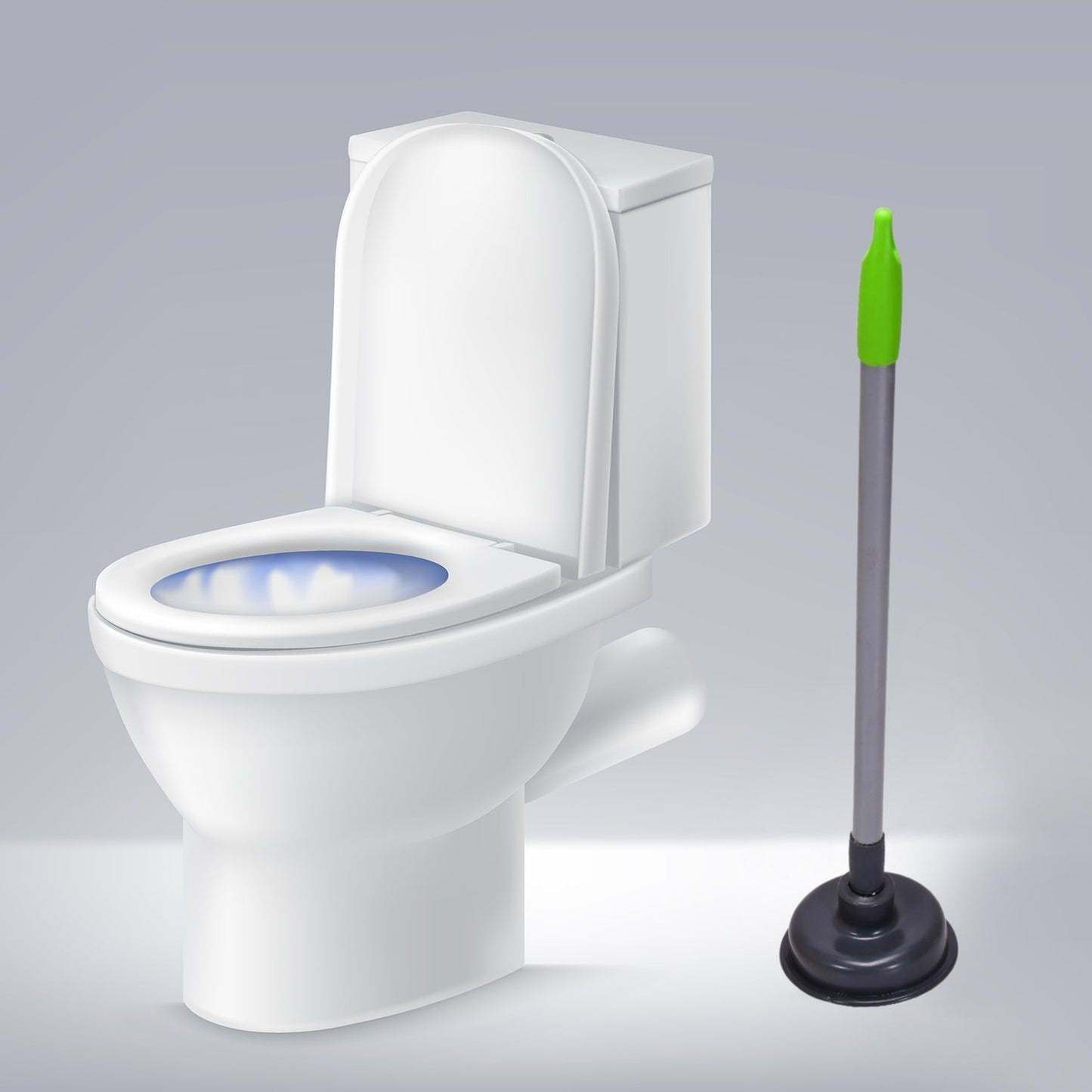 Toilet Plunger â€“ For Clogs in Bowls & Sinks in Homes & Commercial Buildings
