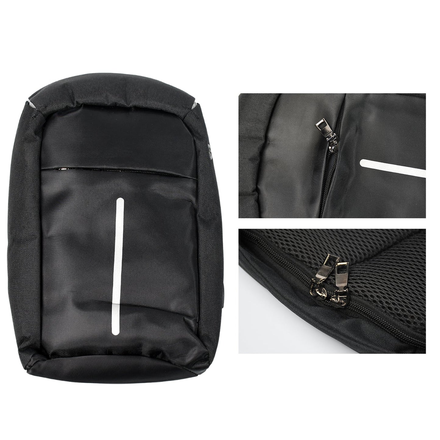 Waterproof Anti-Theft Crossbody Sling Bag – PU Leather with USB Charging
