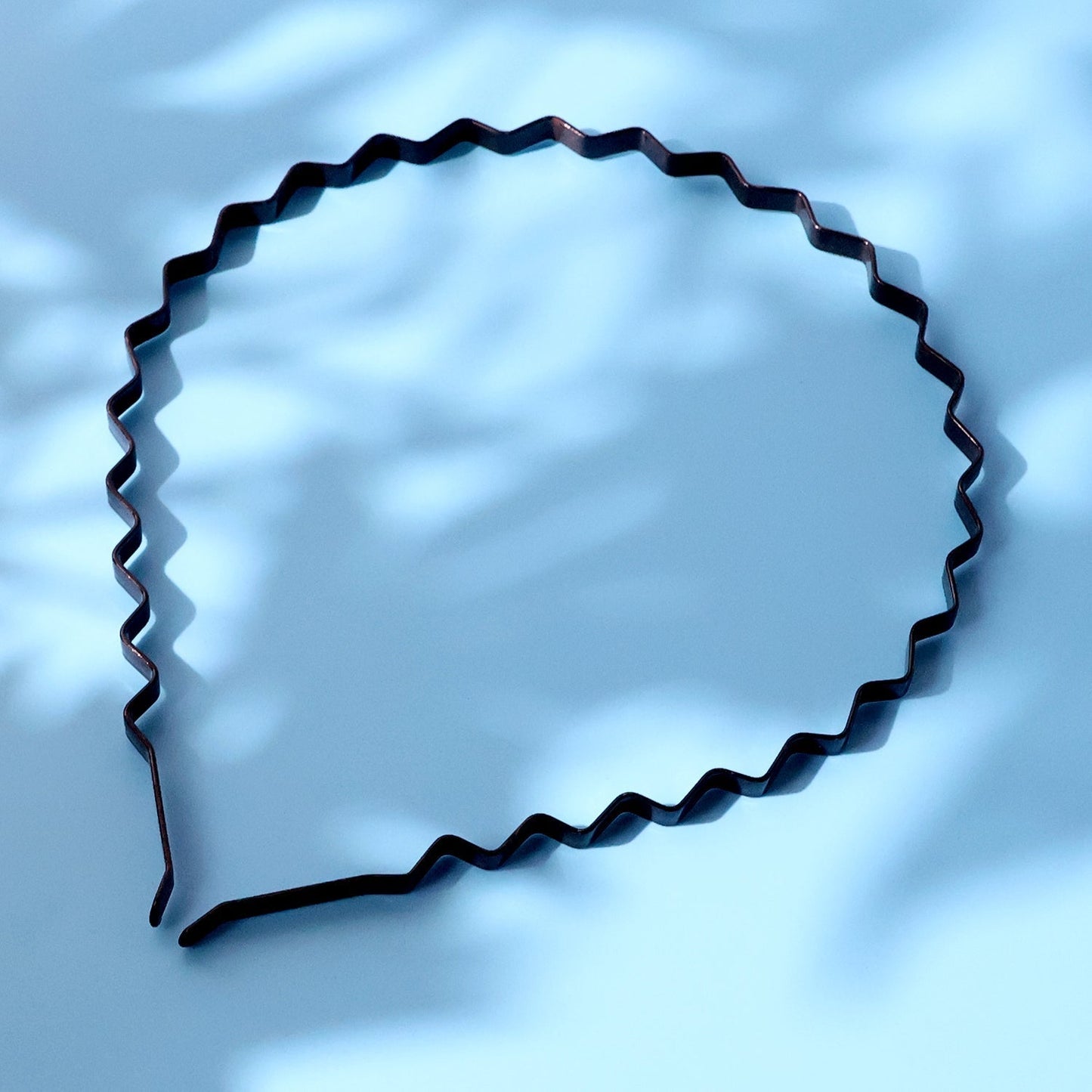 Premium Metal Zigzag Hair Bands for Men & Women (6 Pc)