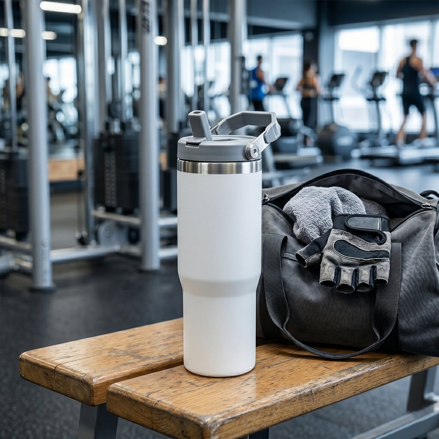 Premium Vacuum Insulated Stainless Steel Tumbler Mug (1 Pc, 890 ML)