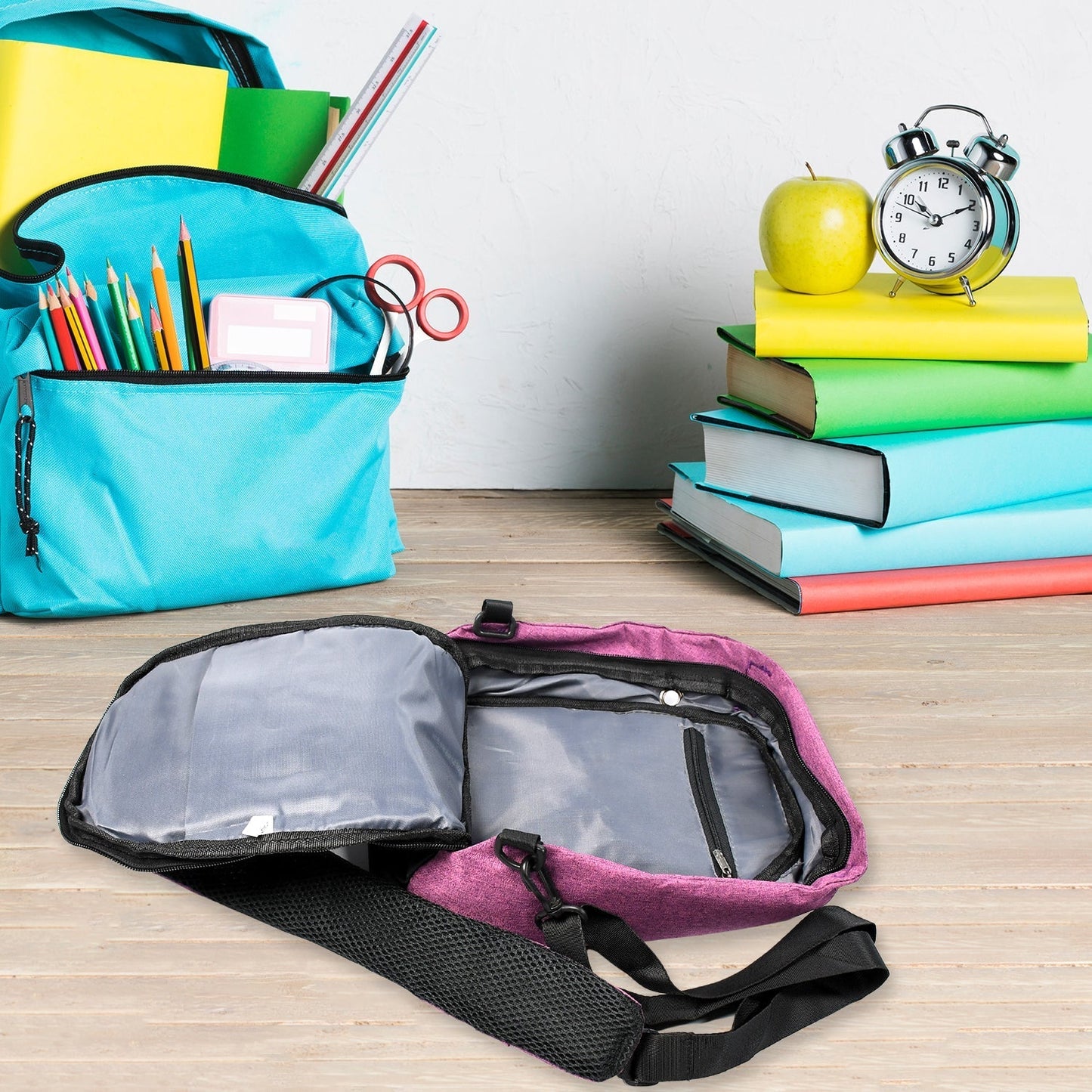 Waterproof Anti-Theft Crossbody Sling Bag – PU Leather with USB Charging