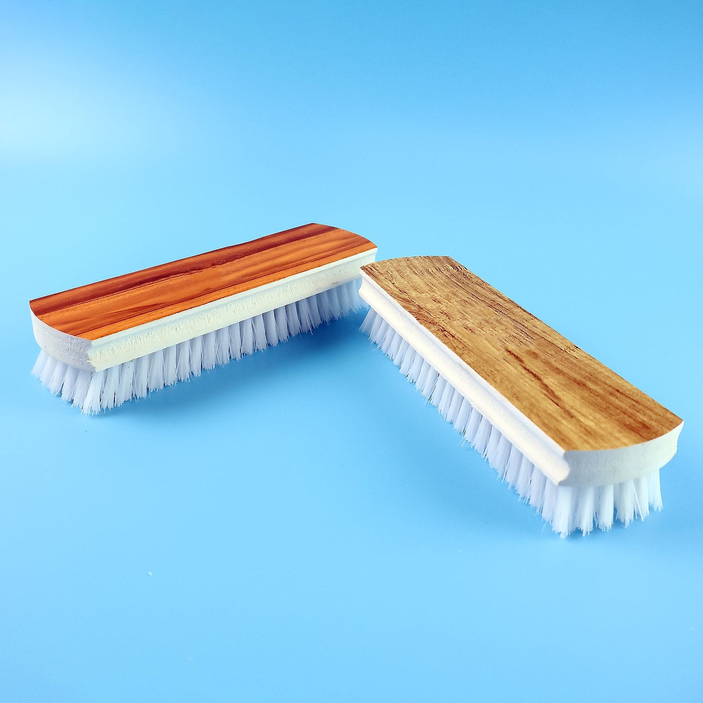 Veepee 6-Piece Washing and Cleaning Scrub Brush Set â€“ (Multi-Color Bristles)