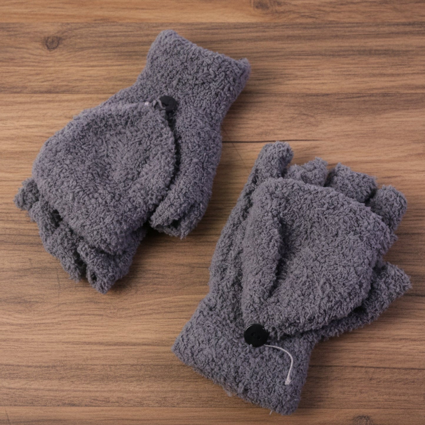 Winter Fingerless Gloves â€“ Soft Warm Hand Gloves for Men & Women  (1 Pair)