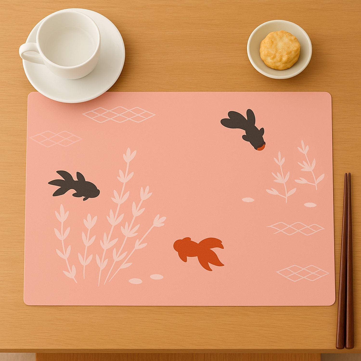 Decorative Dining Table Placemats with Elegant Design (4 Pc / 45x35 Cm)