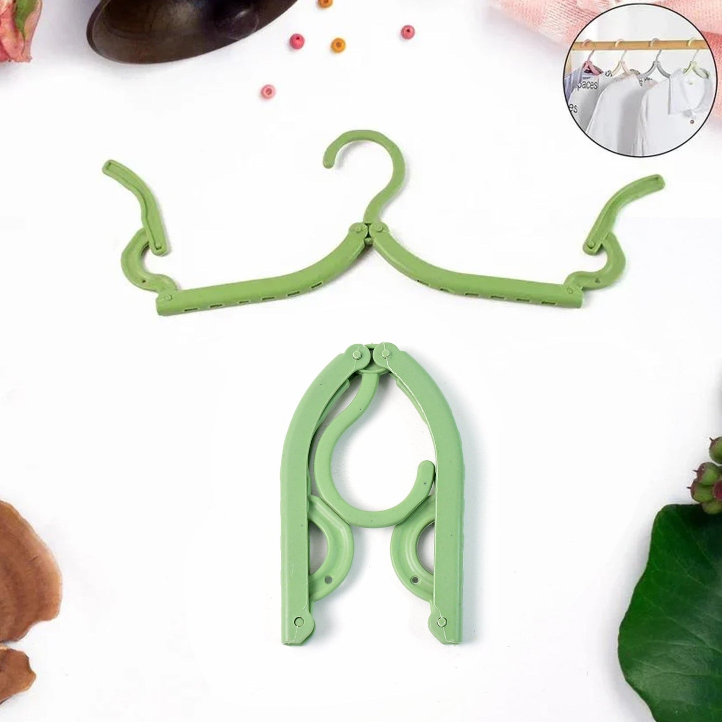 Travel Hangers, Portable Folding Clothes Hangers (1 Pc)