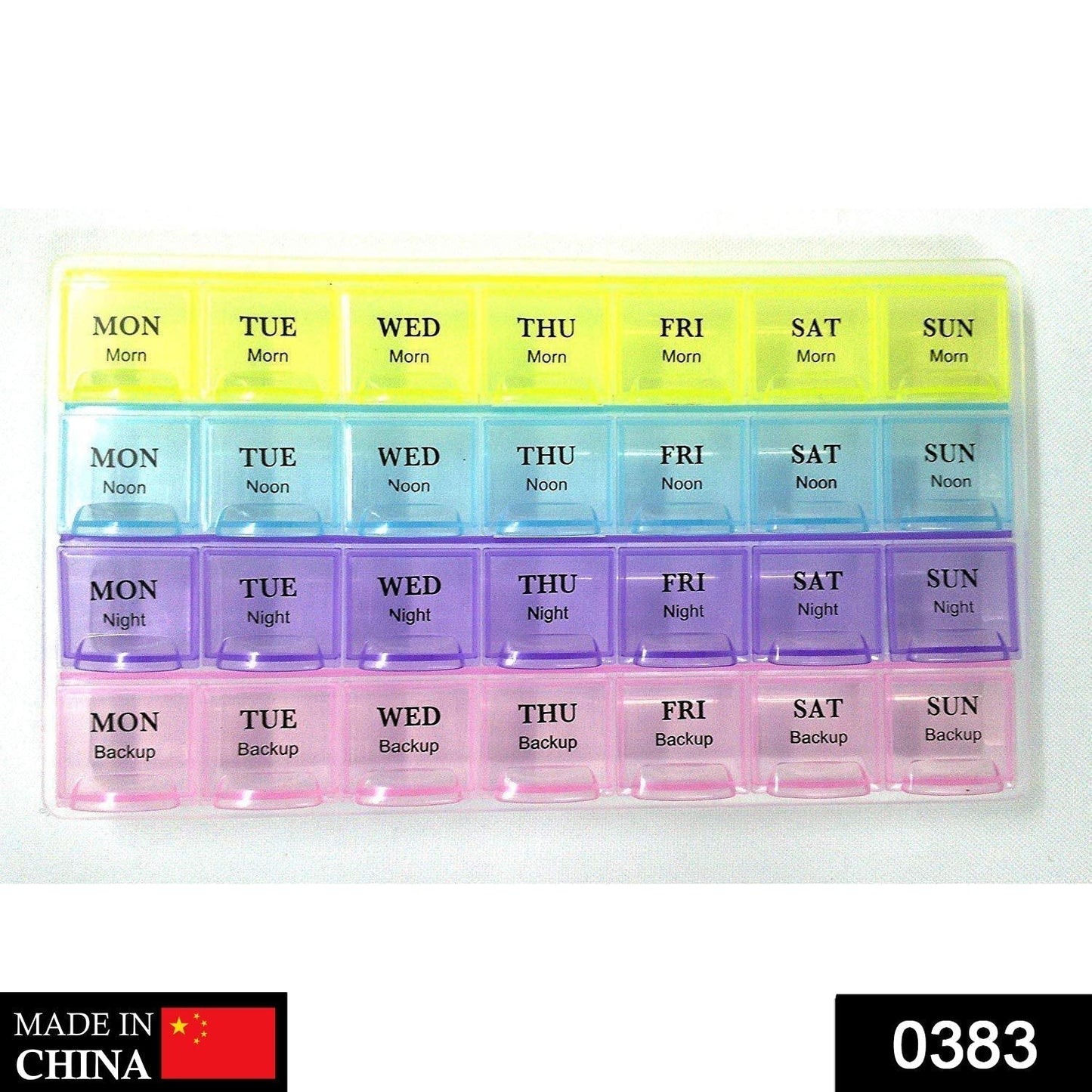 Weekly Pill Case 28-Slot Medicine Organizer