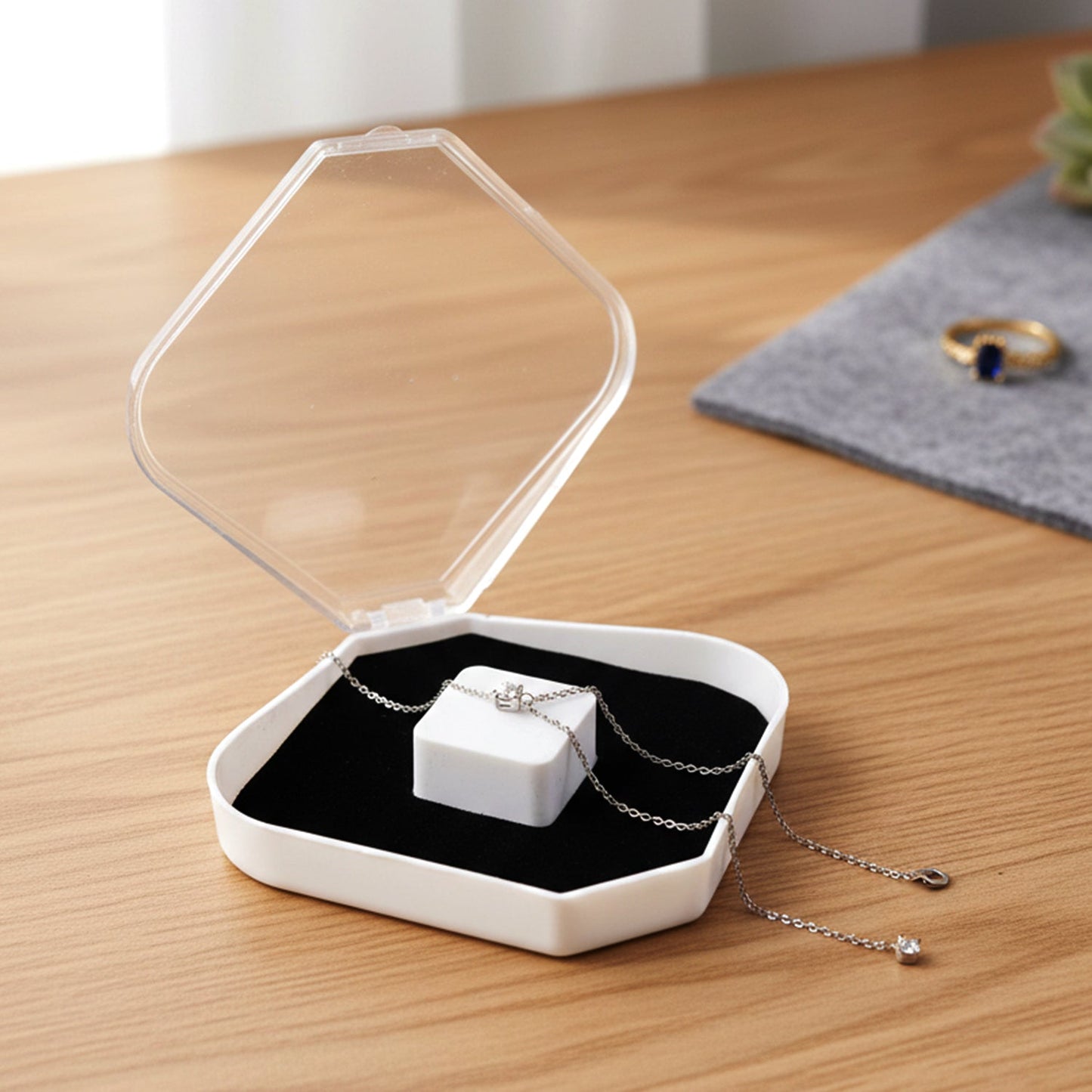 Jewellery Display Storage Box for Rings, Earrings & Small Items (12 Pc)