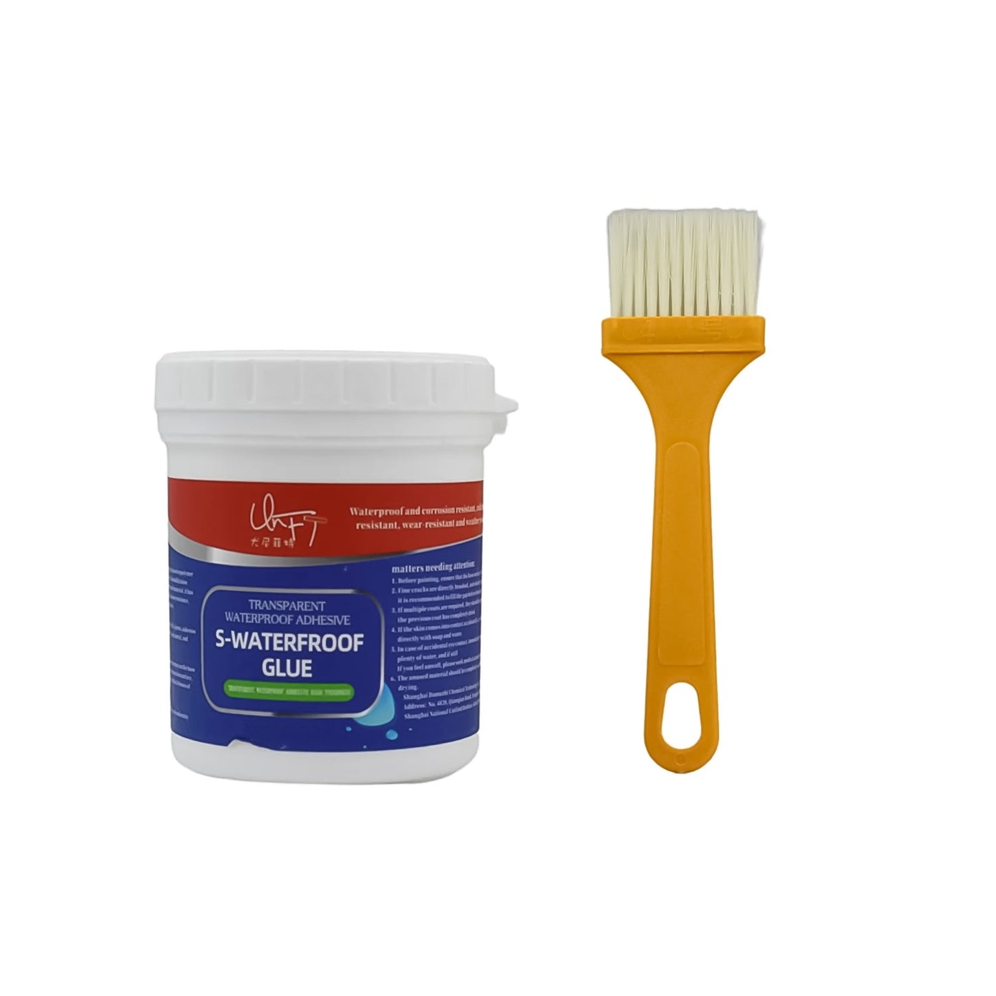 Transparent Waterproof Glue 300Gm with Brush