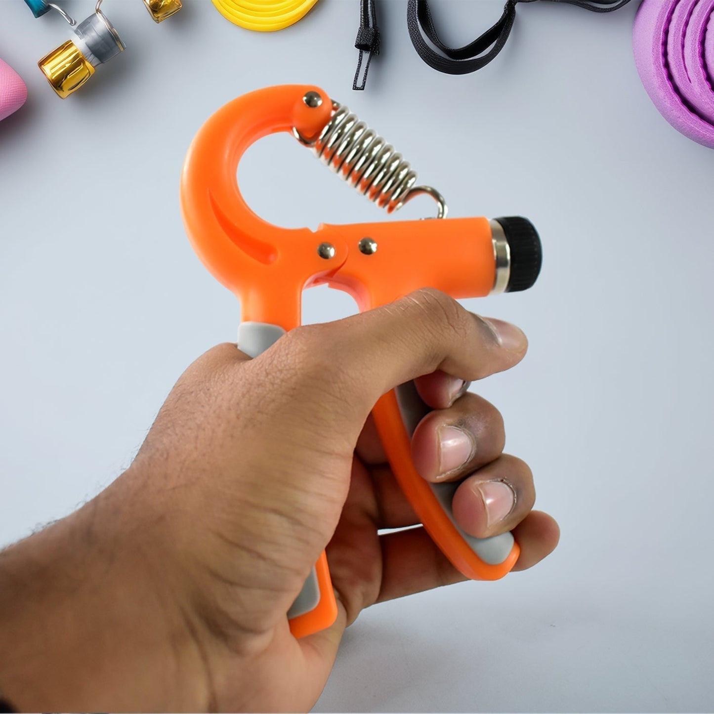 Konex Adjustable Hand Grip Strengthener â€“ 5kg to 60kg Resistance (1 Pc)