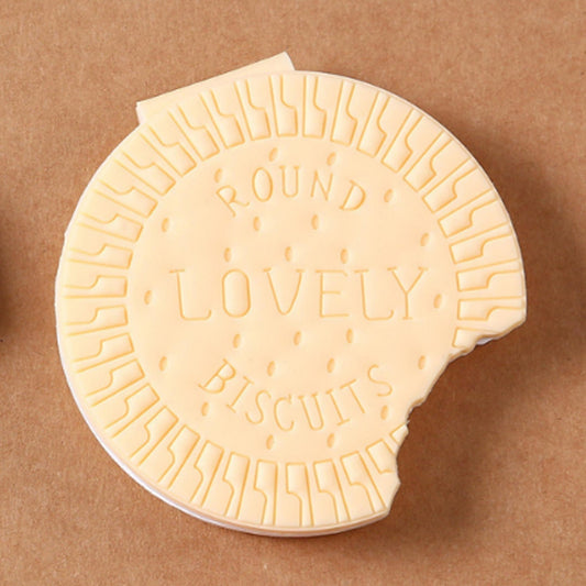 Round Biscuit-Scented Notebook – Fun Writing Copybook (1 Pc)