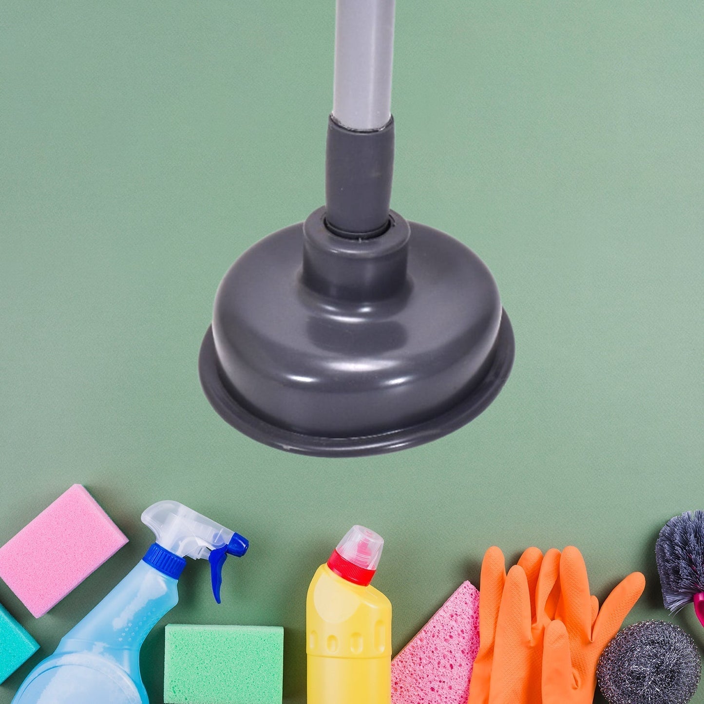 Toilet Plunger â€“ For Clogs in Bowls & Sinks in Homes & Commercial Buildings