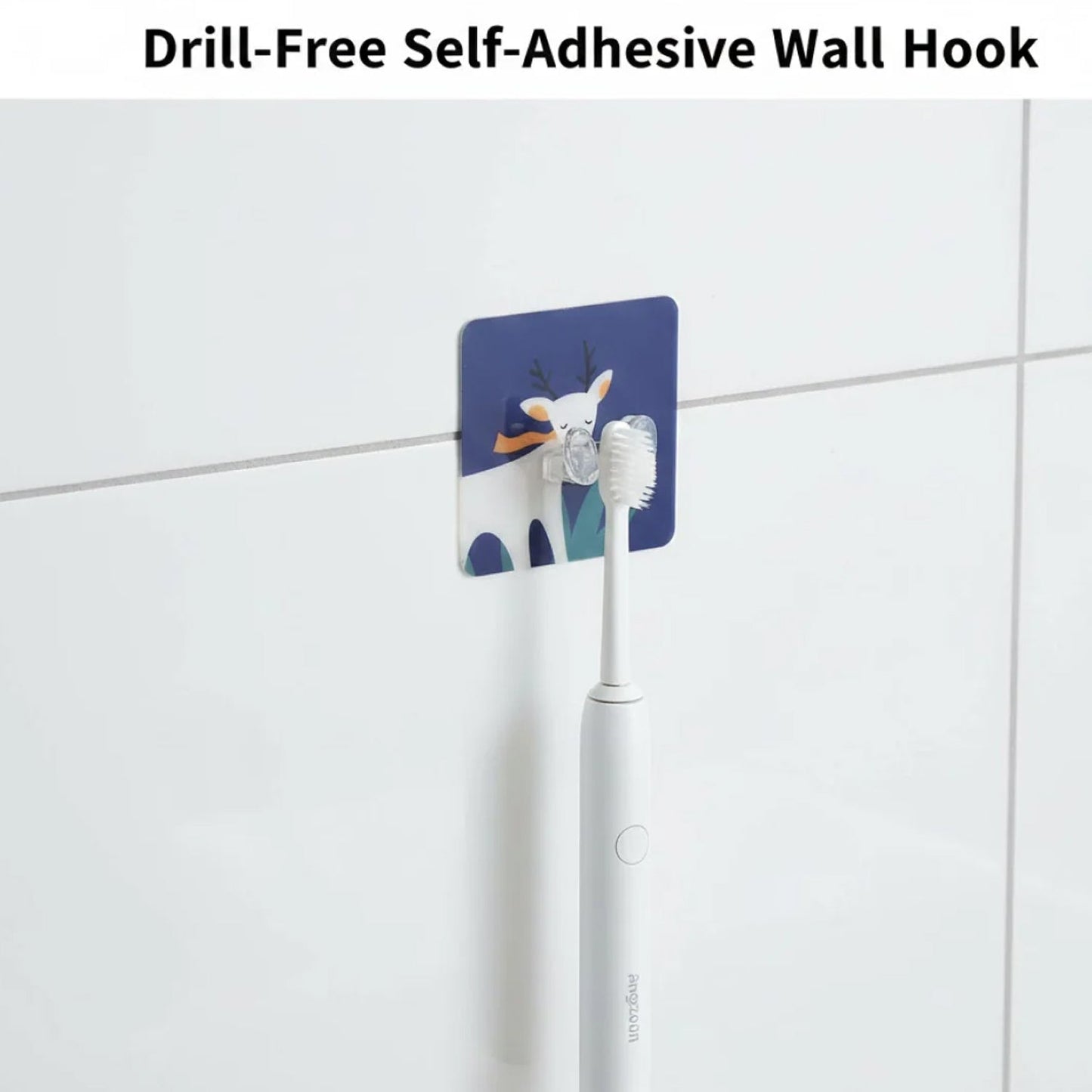 Soft Hanging Hand Towel with Self Adhesive Wall Hook Combo