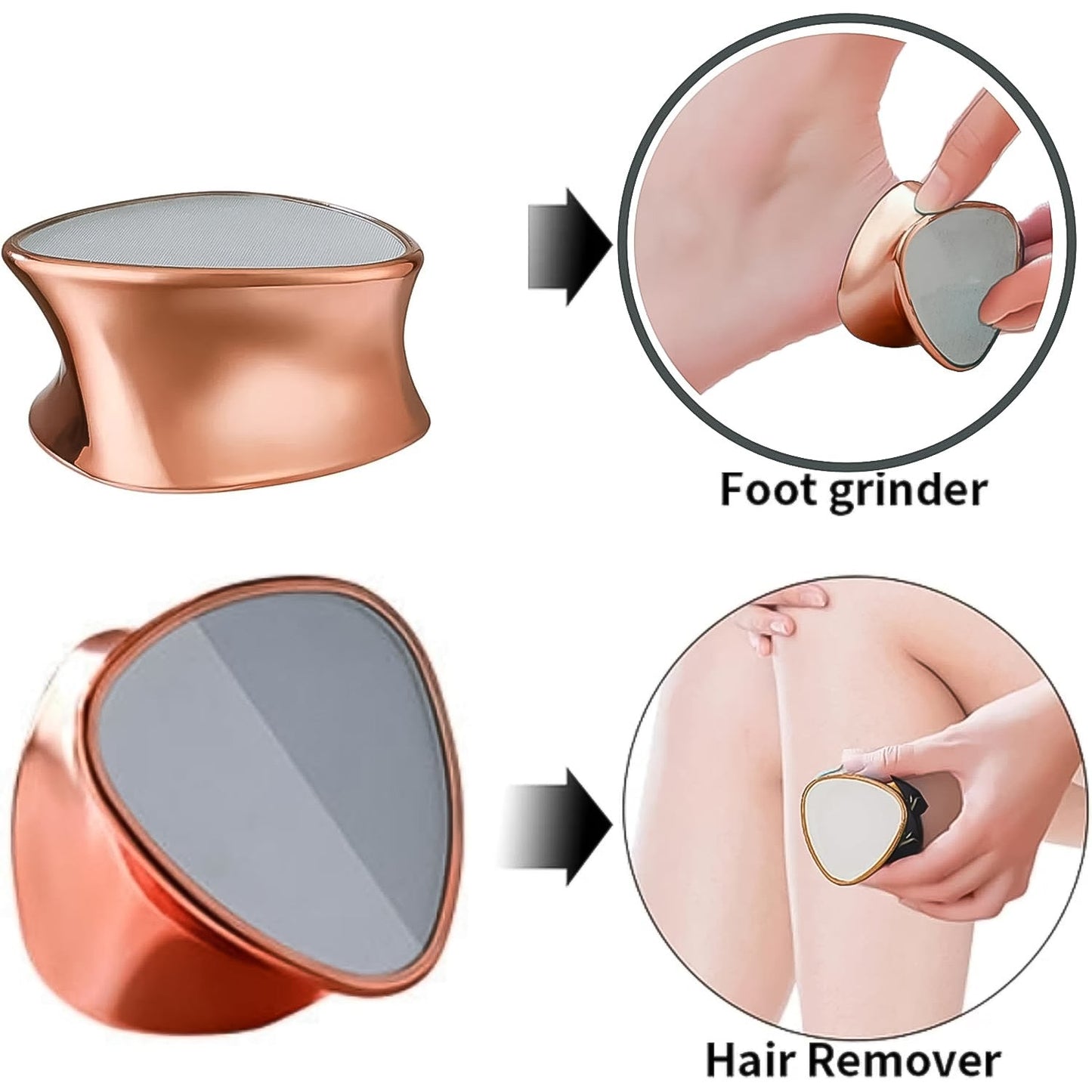 Double side Hair Eraser / Foot Grinder (1 Pc), Hair accessories