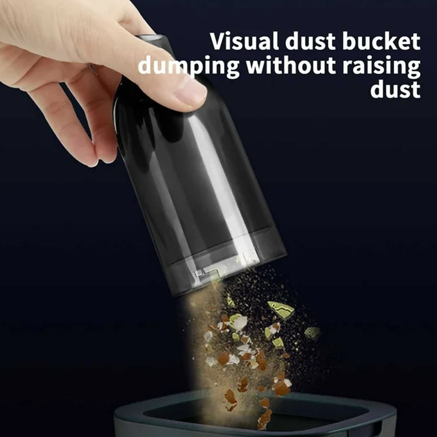 3 in 1 Mini Car Vacuum â€“ Wireless, Rechargeable, Blower & Dust Cleaner for Car, Home & Keyboard