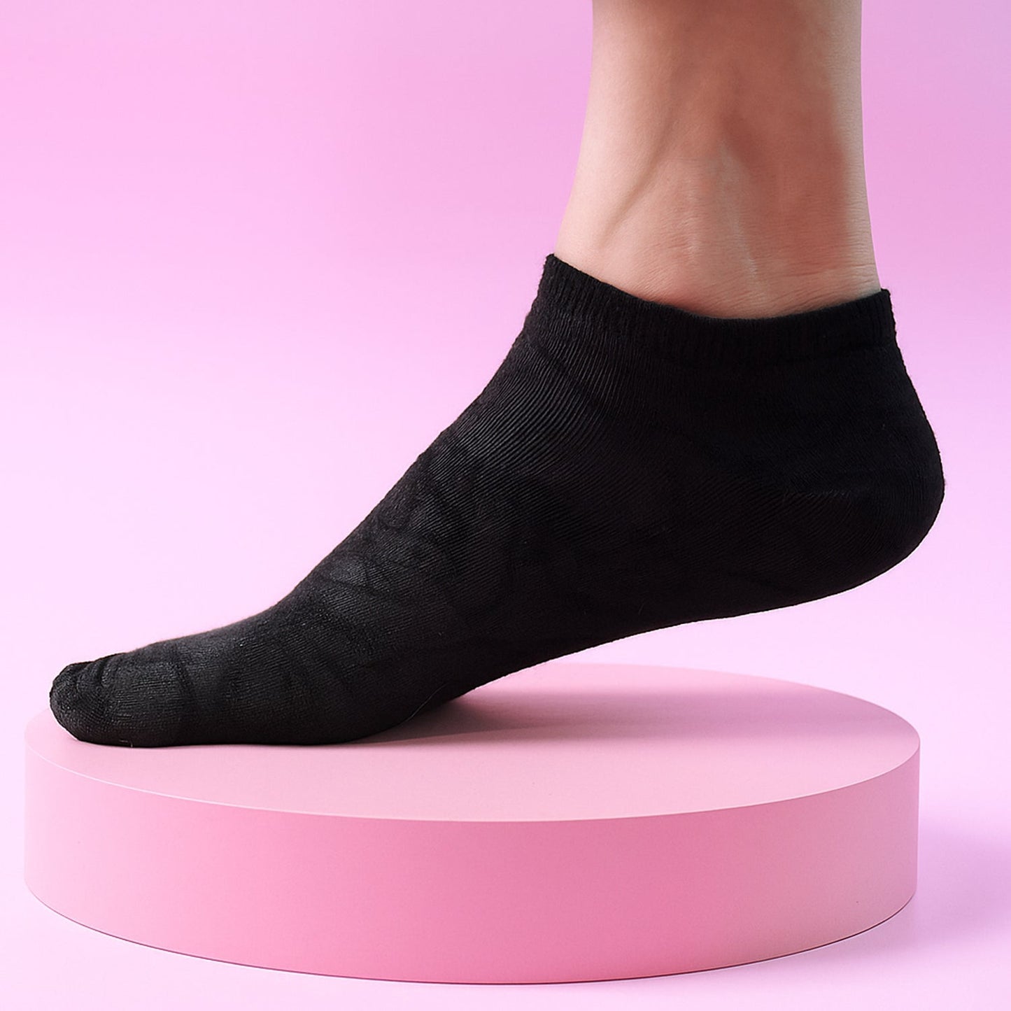 No-Show Liner Socks with Anti-Slip Heel Grip  (1 Pair)