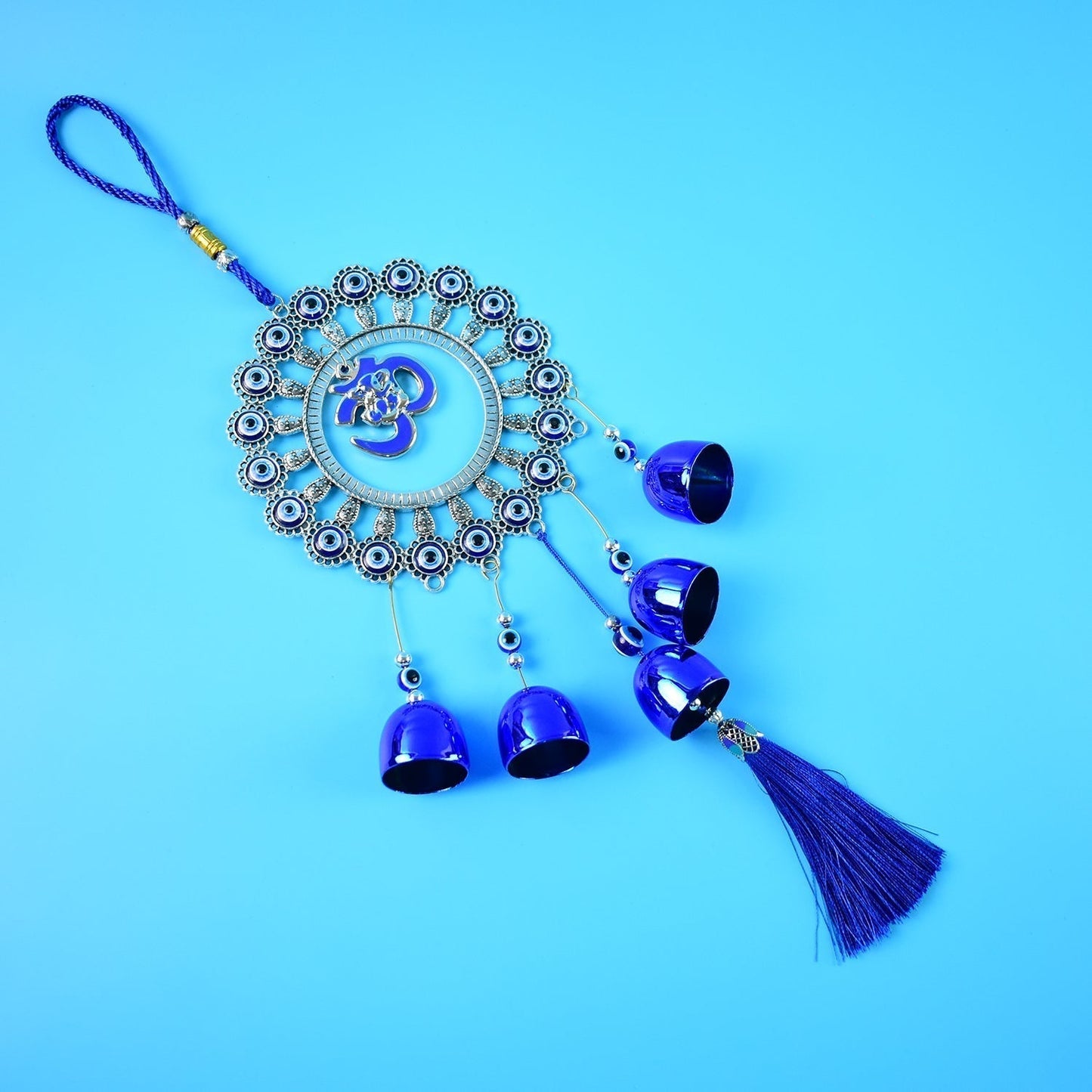 Decorative OM Evil Eye Wind Chime Wall Hanging (Mix Desin & 1 Pc)