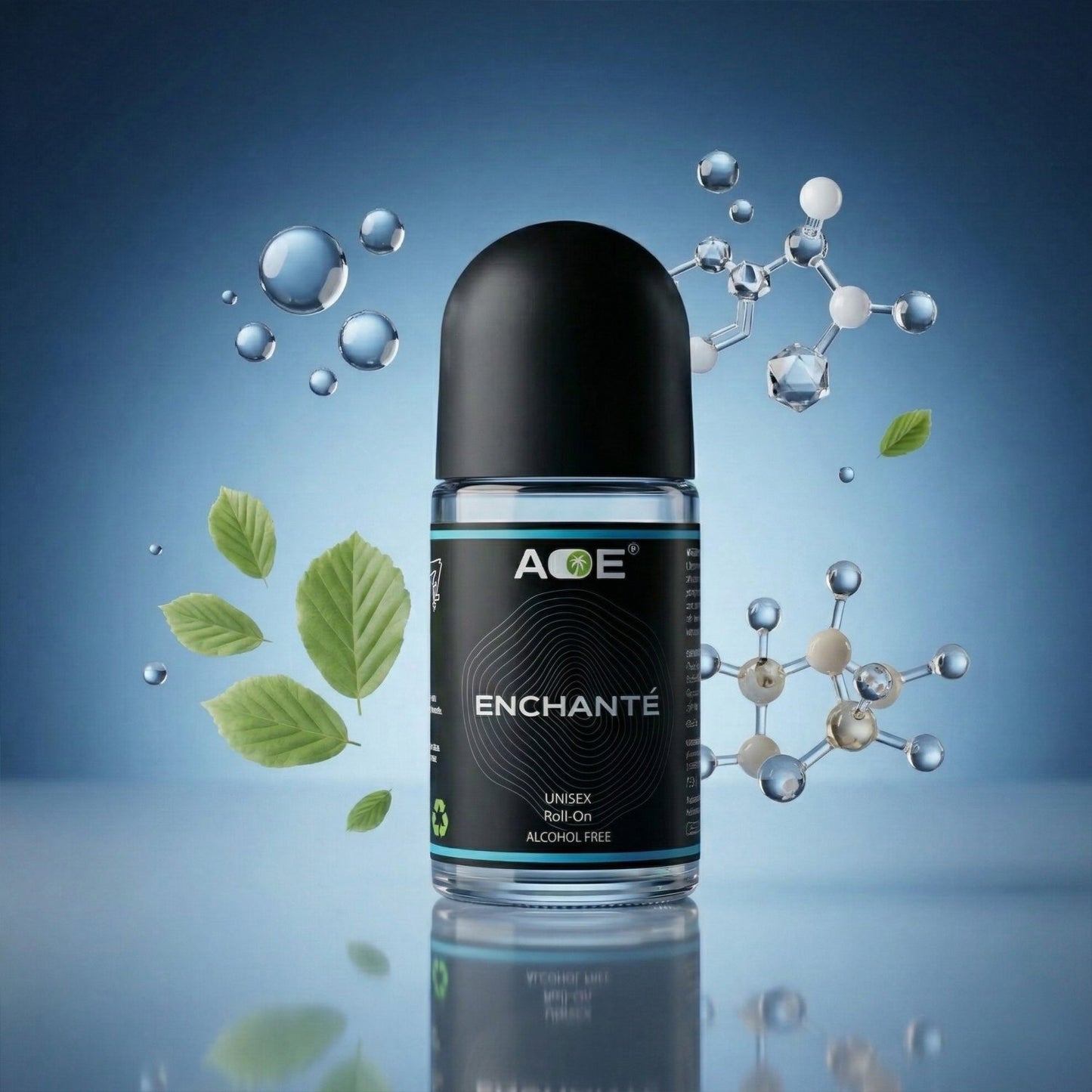 AOE Premium Long Lasting Unisex Roll-On Deodorant Body Fragrance (1 Pc, 50 ML / Green)