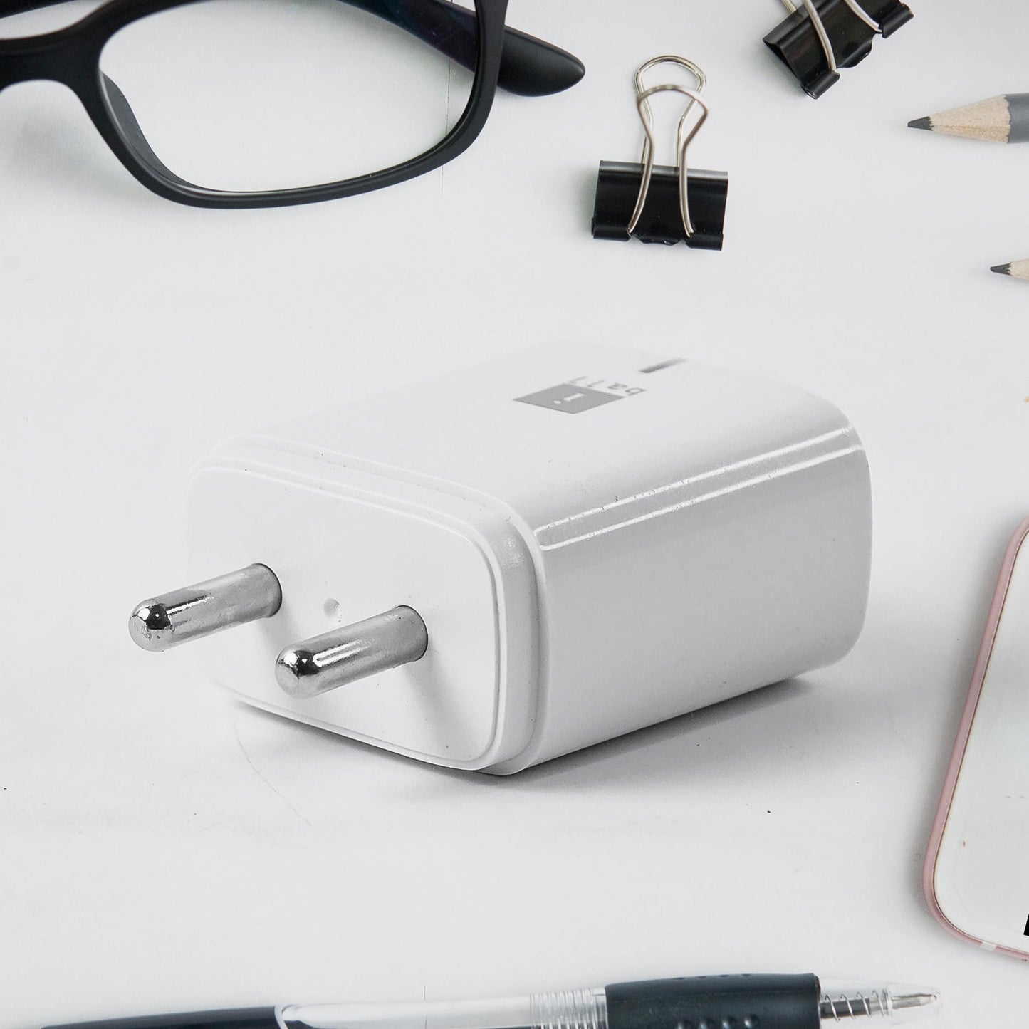 iBall Dual USB Wall Charger 5V/3.1A â€“ High-Speed Dual Port Fast Charging Adapte (1 Pc)