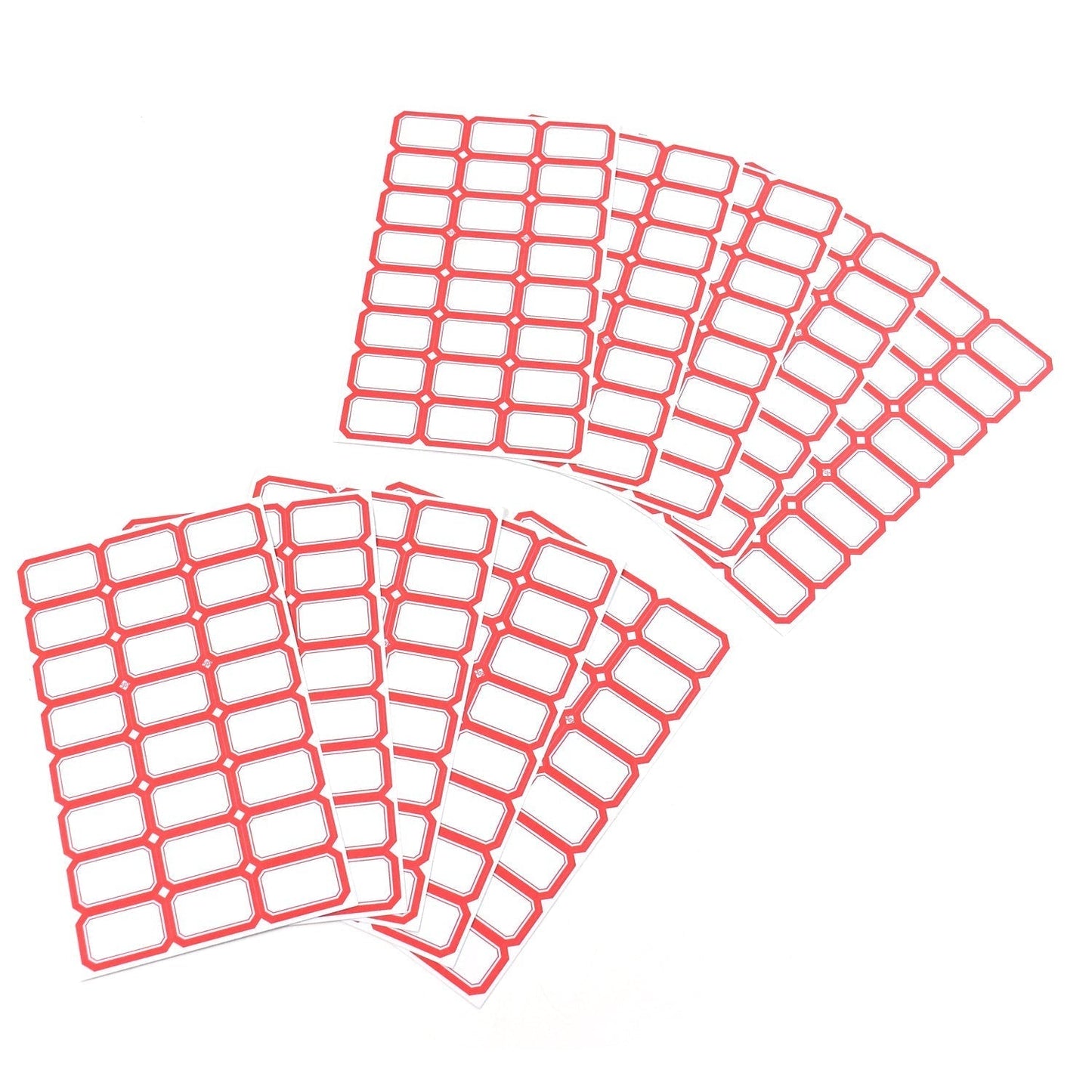 Multipurpose Blank Label Sticker Sheets Pack of Sheets (10 Sheet Set)