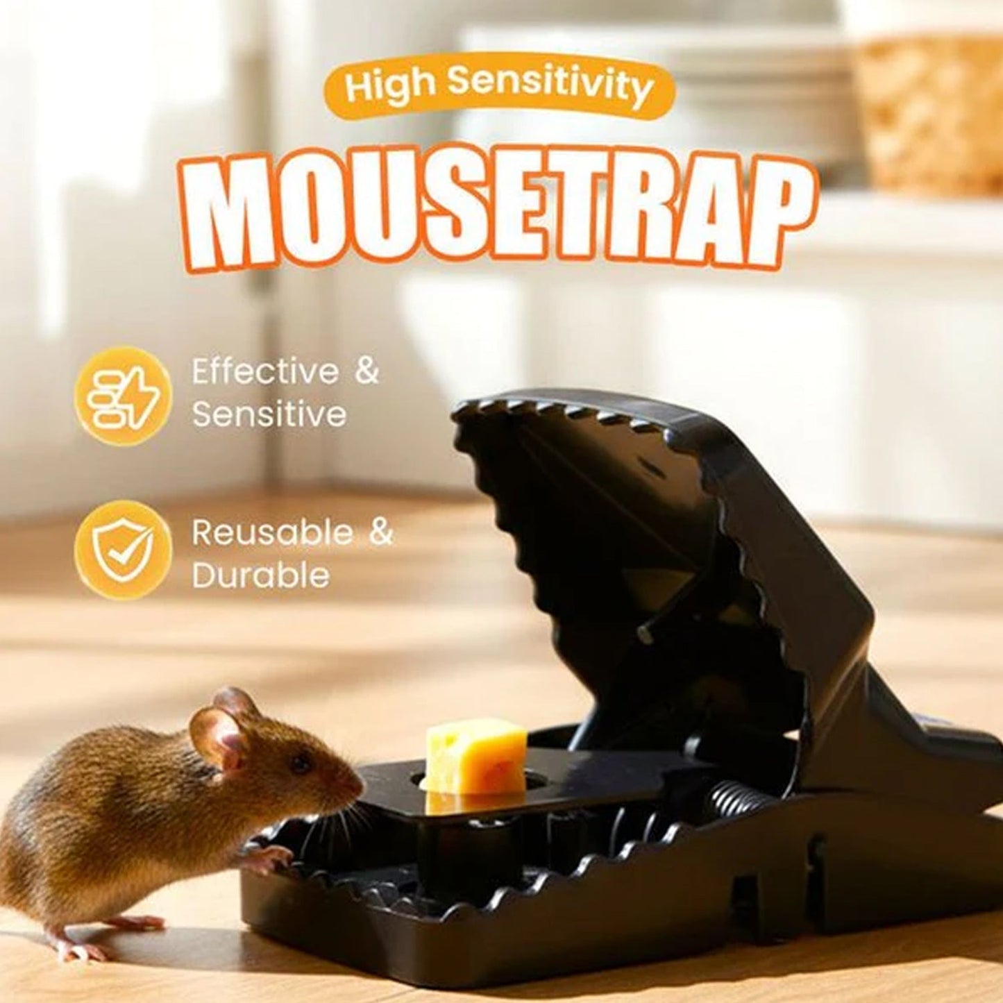 Plastic Heavy Duty Big Mouse Trap (1 Pc)