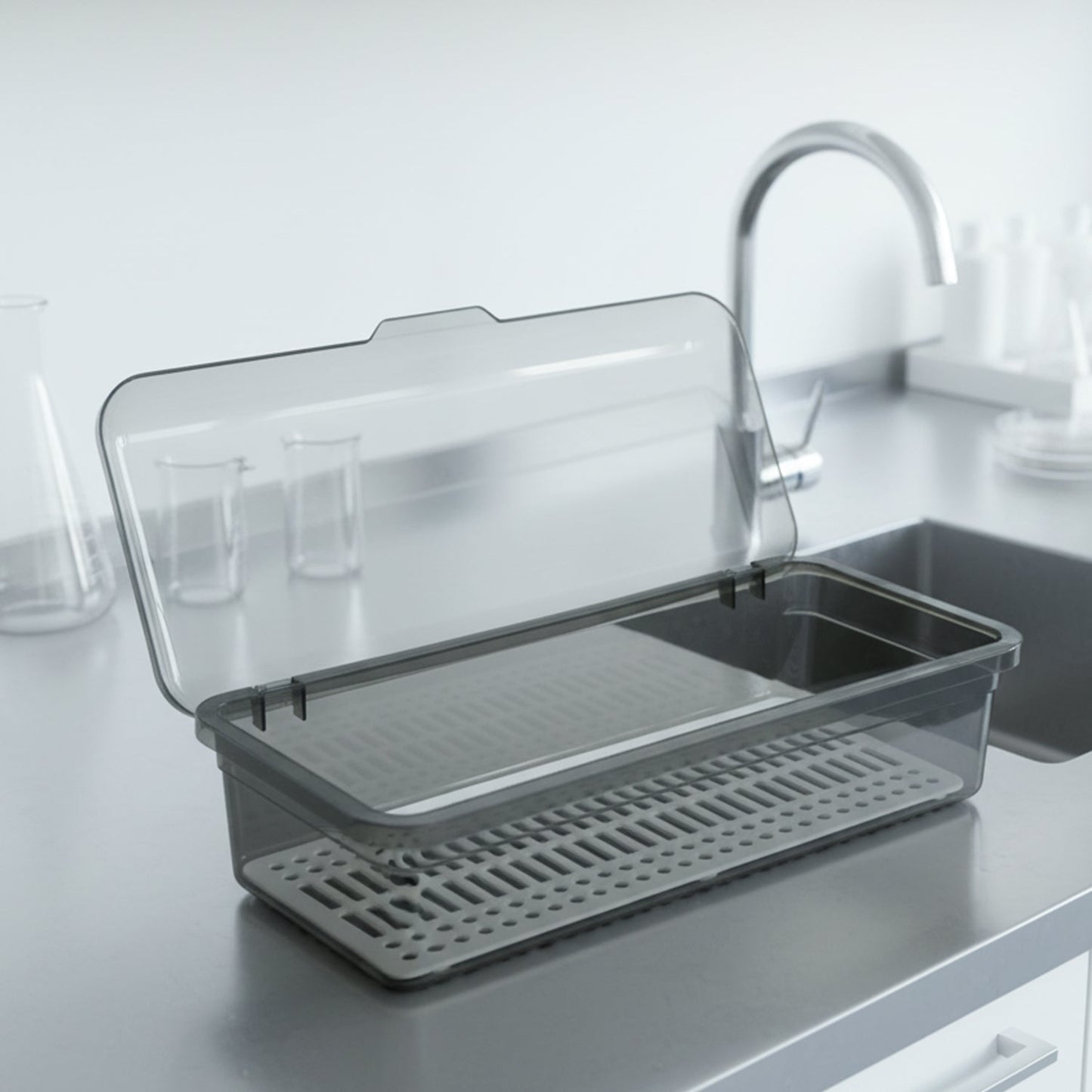 Multipurpose Kitchen Sink Organizer Tray (1 Pc, 27x12 Cm)