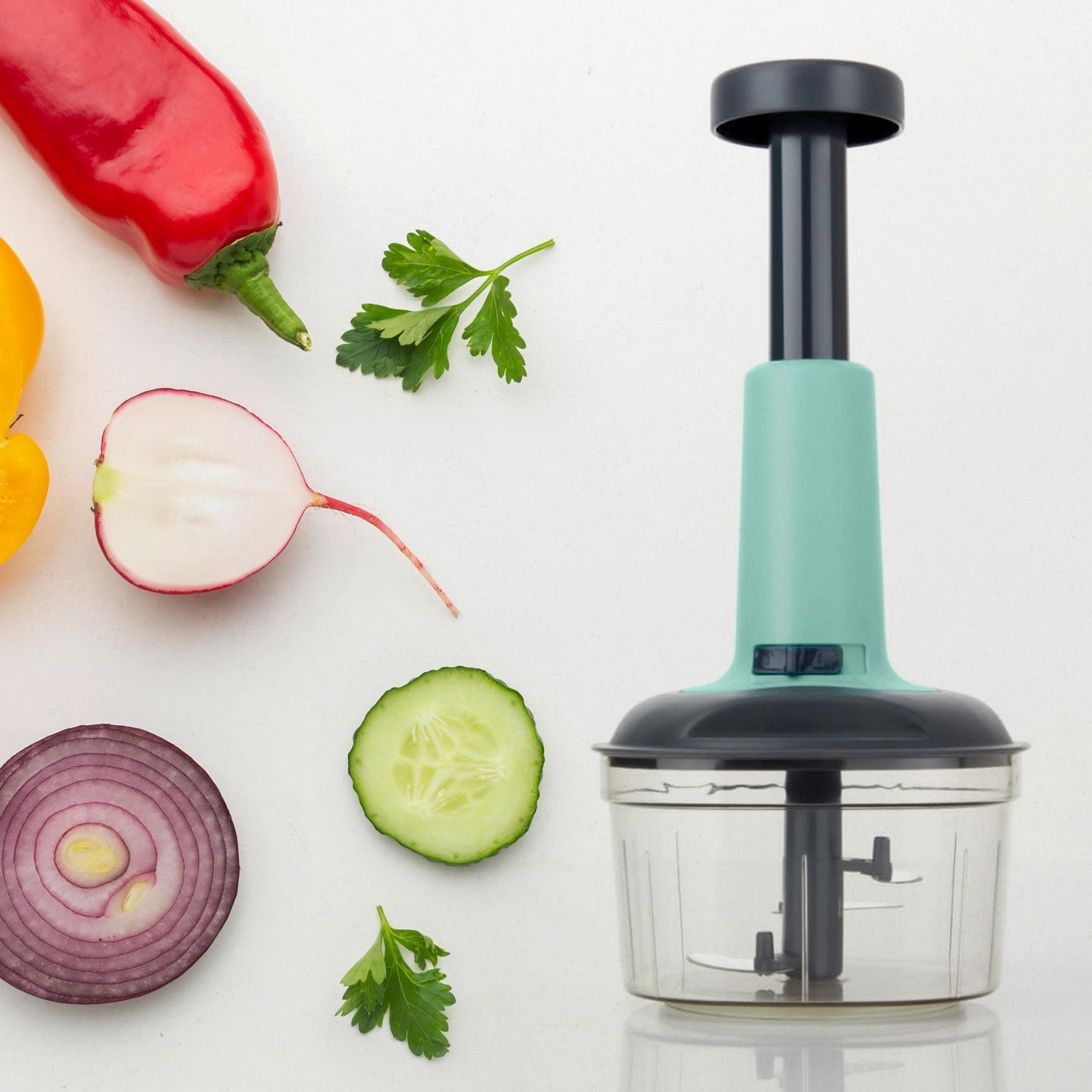 Push Chopper Manual Food Chopper