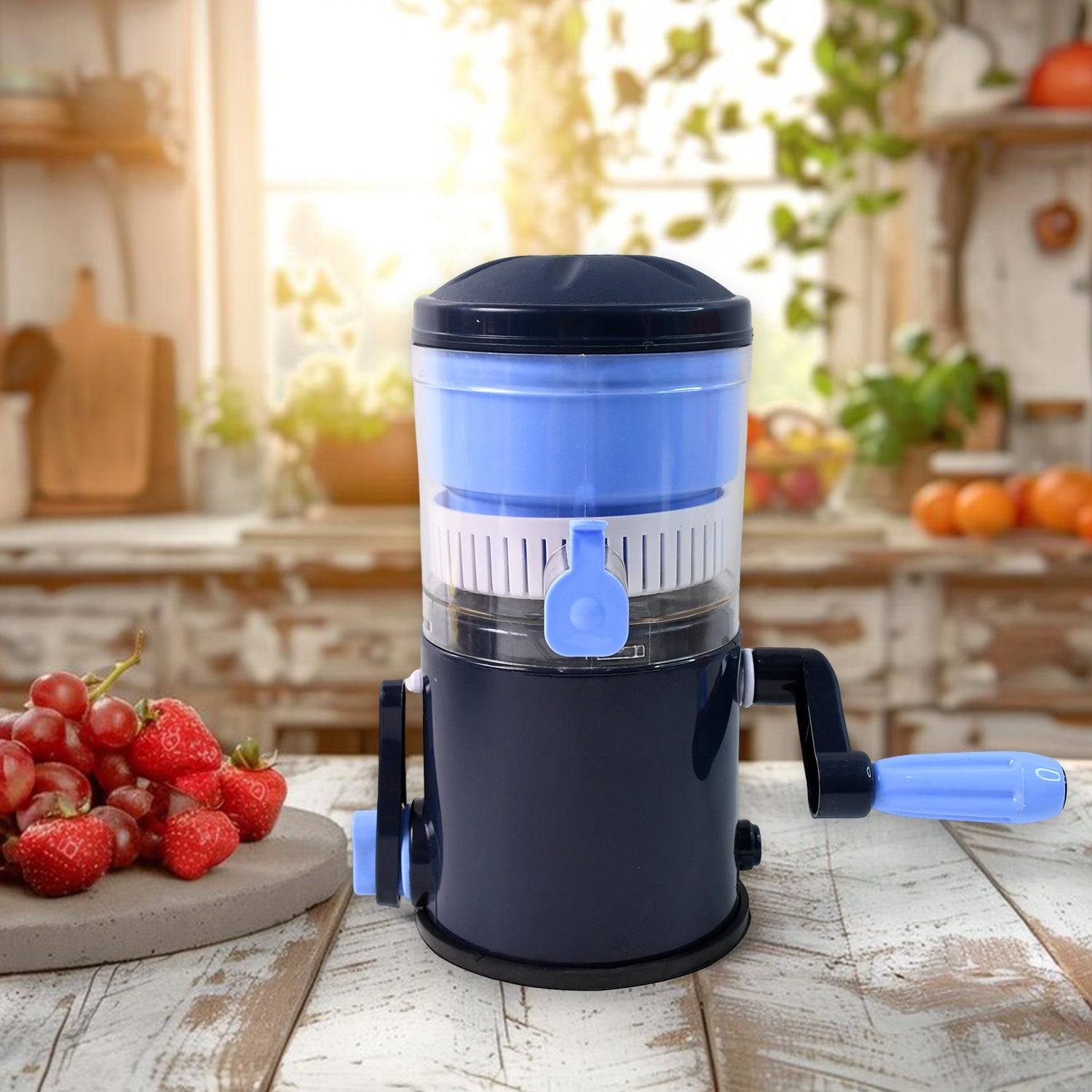 Ritu Hand Operated Compact Manual Juicer (Multicolor / 1 Pc)