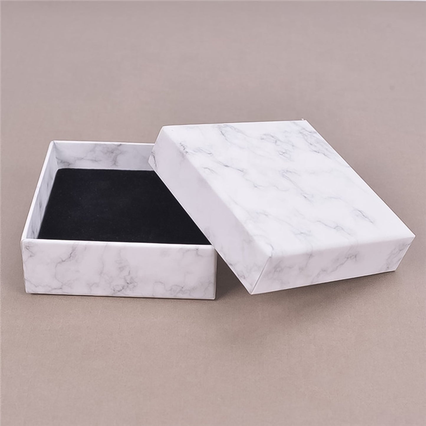 Cardboard Jewelry Boxes Gift Case Small Paper Jewelry Gift Boxes (7 Pcs Set / Mix Size)
