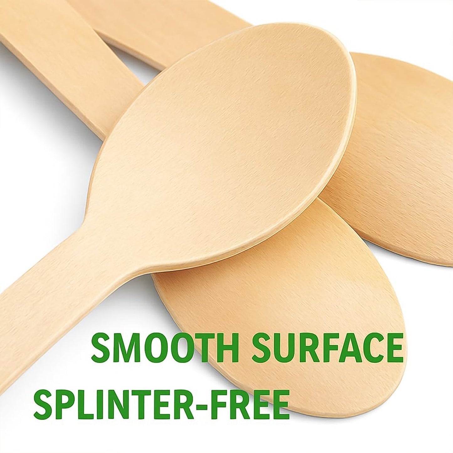 160mm Wooden Spoon â€“ 30 Pcs Pack