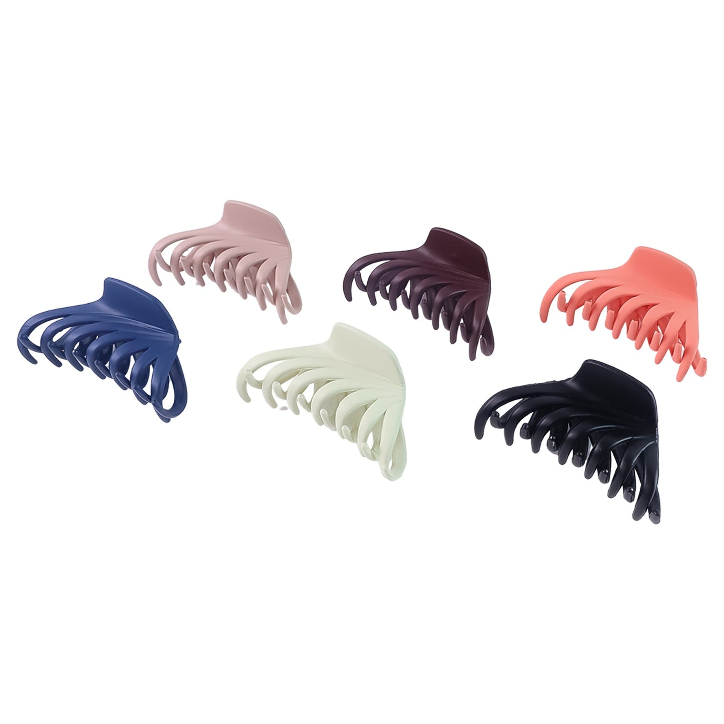 Hair Claw Clips Set for Women & Girls (Mix Design,  Multicolor & 12 Pc)