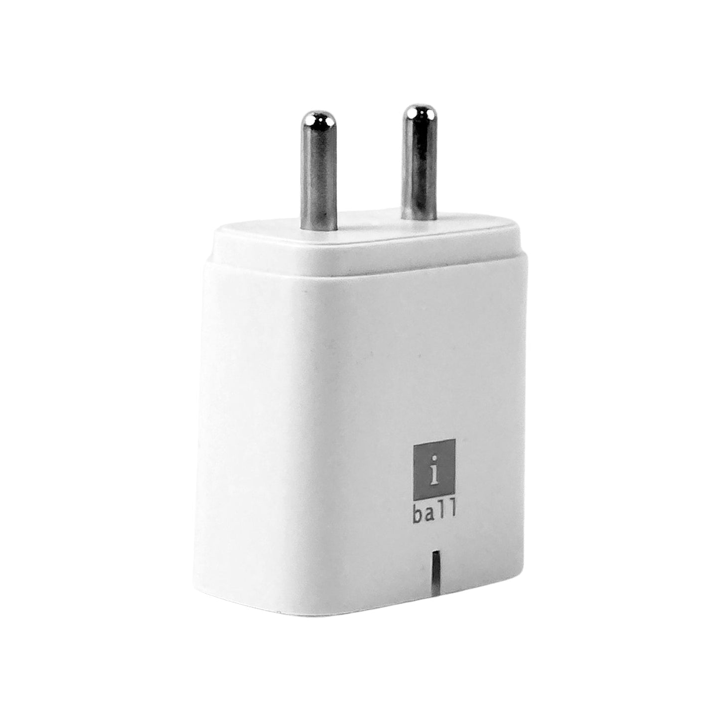 iBall Dual USB Wall Charger 5V/3.1A â€“ High-Speed Dual Port Fast Charging Adapte (1 Pc)