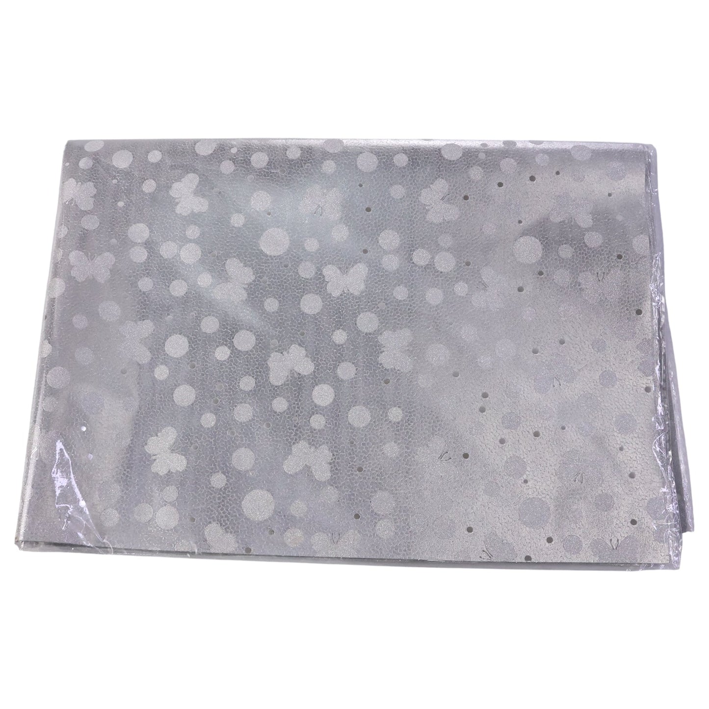 Decorative Silver Gift Wrapping Paper Sheets (1 pkt /  Approx 20 Pcs / Mix Color)