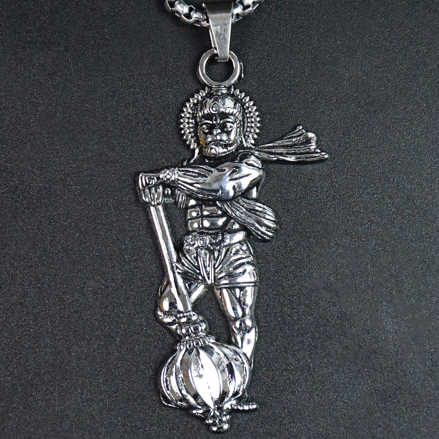 Hanuman Ji Pendant with Gada Religious Jewellery for Men and Women (1 Pc)