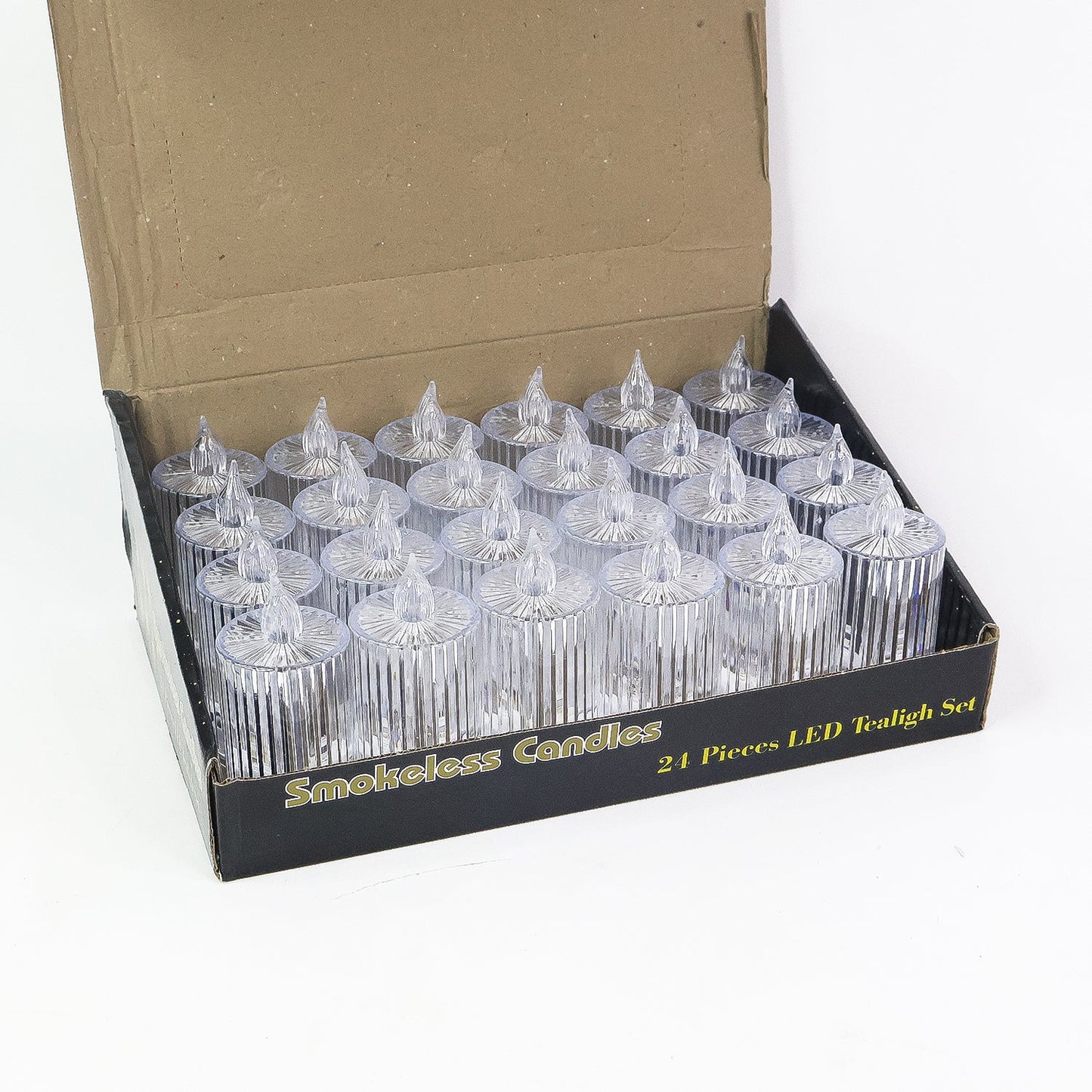 Set of 24 Smokeless LED Flameless Decorative Candles