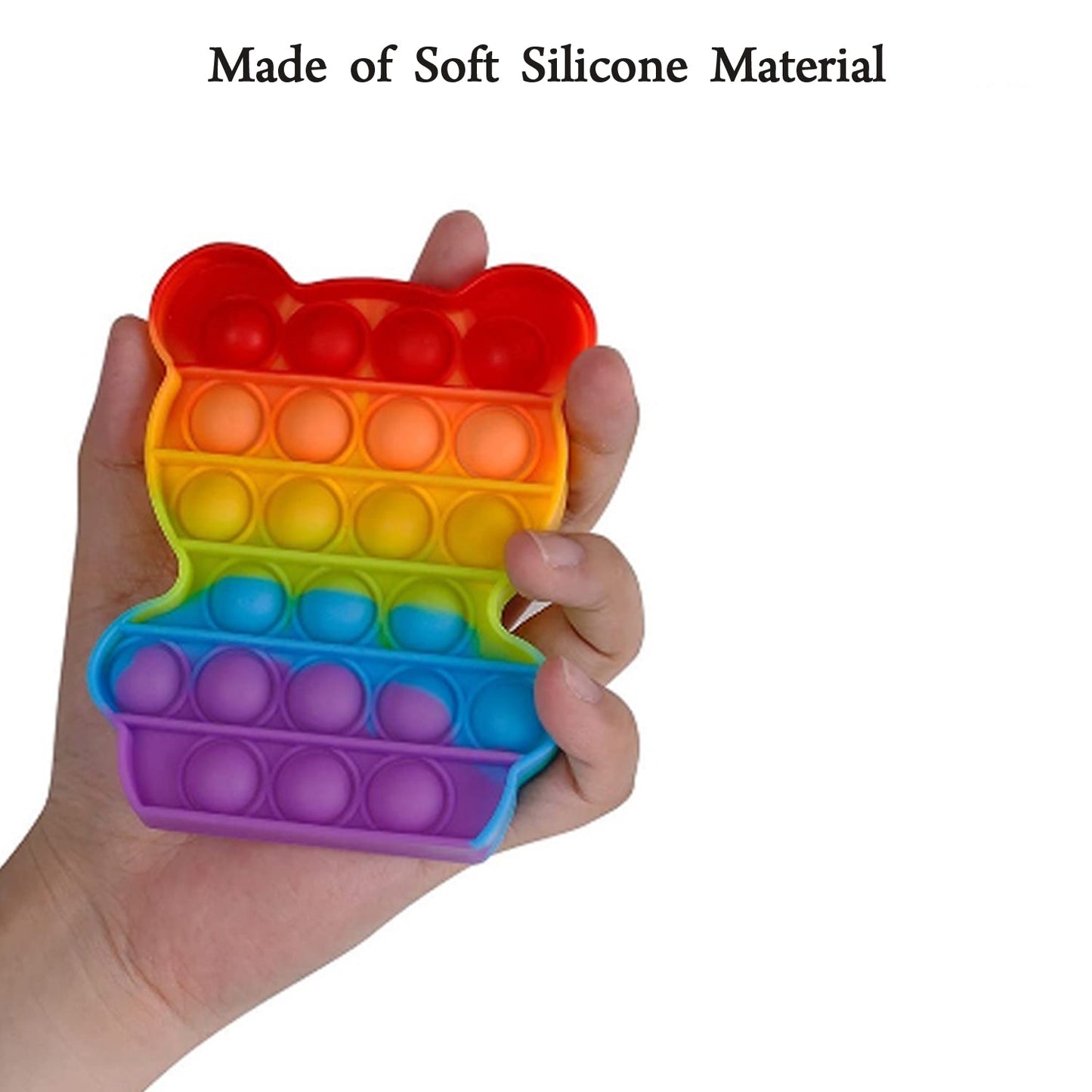 Bear  It Fidget Toys  Stress Relief Rainbow Toy ( 1 pcs )